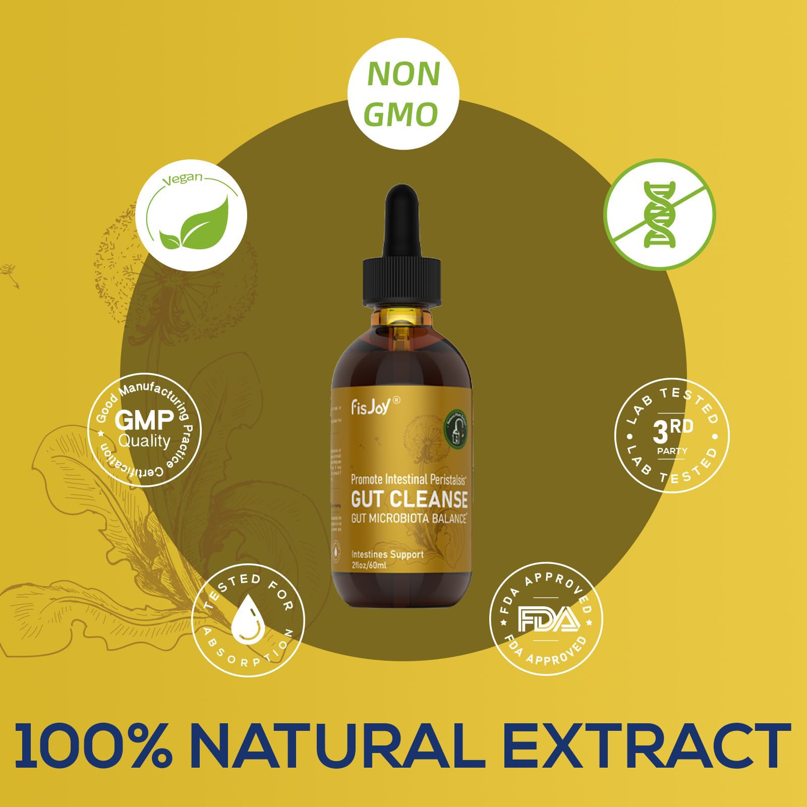 Fisjoy L-Carnitine & Herbal Liquid Drops – Gentle Daily Digestive Support with Pumpkin Seed, Clove & PAU D’Arco Extracts, Folate & Chromium, Vegan, Sugar-Free, 2 fl oz (60 mL) Fisjoy Au supplements