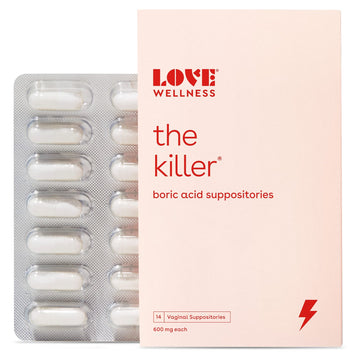 Love Wellness Boric Acid Suppositories for Women, The Killer | Vaginal Supp Love Wellness Au supplements