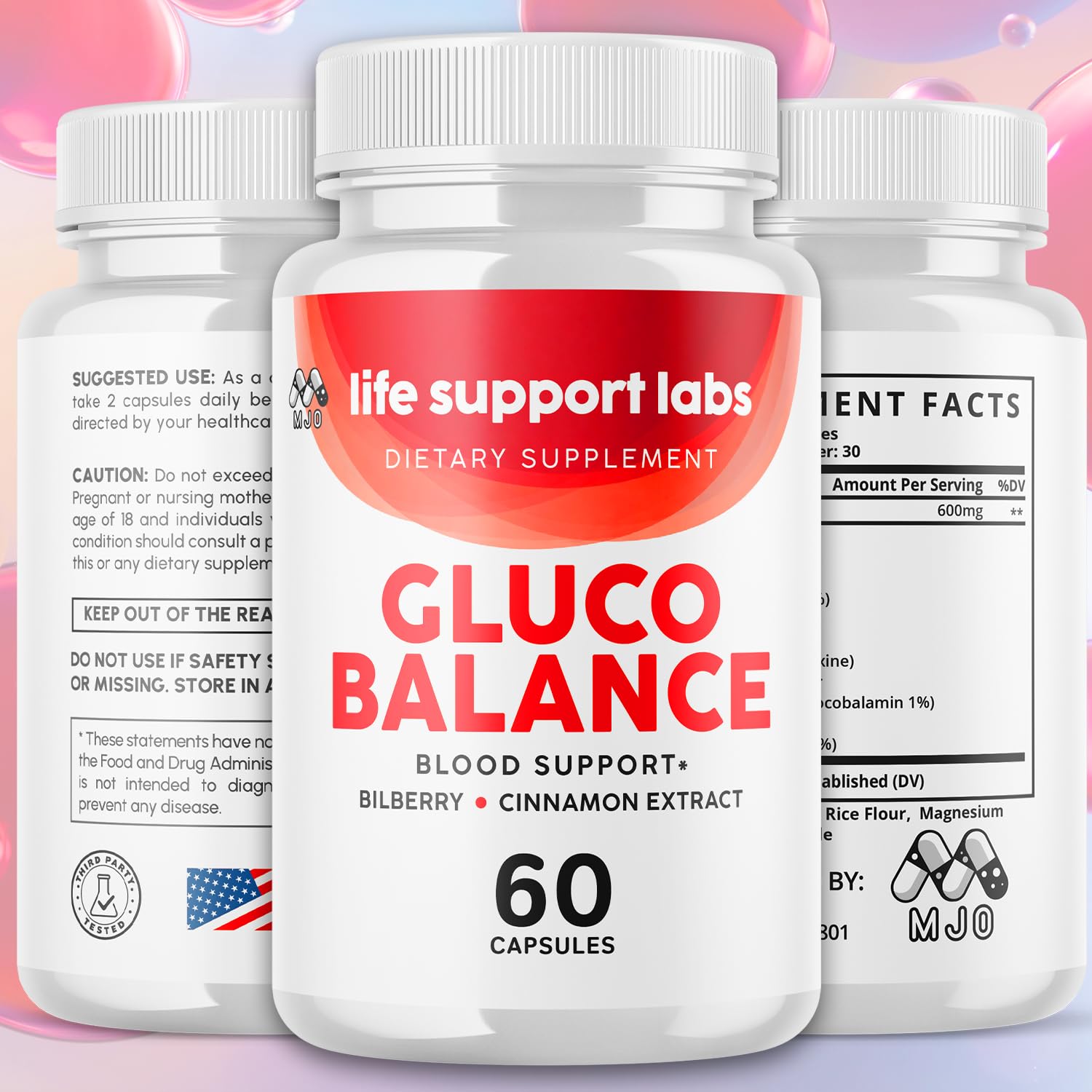 Life Support Labs Capsules, Official LifeSupportLabs Blood Health Pills with All Natural Ingredients, Life Support Labs Advanced Health & Wellness with Premium Vitamins for Women & Men (60 Capsules) MJO Au supplements