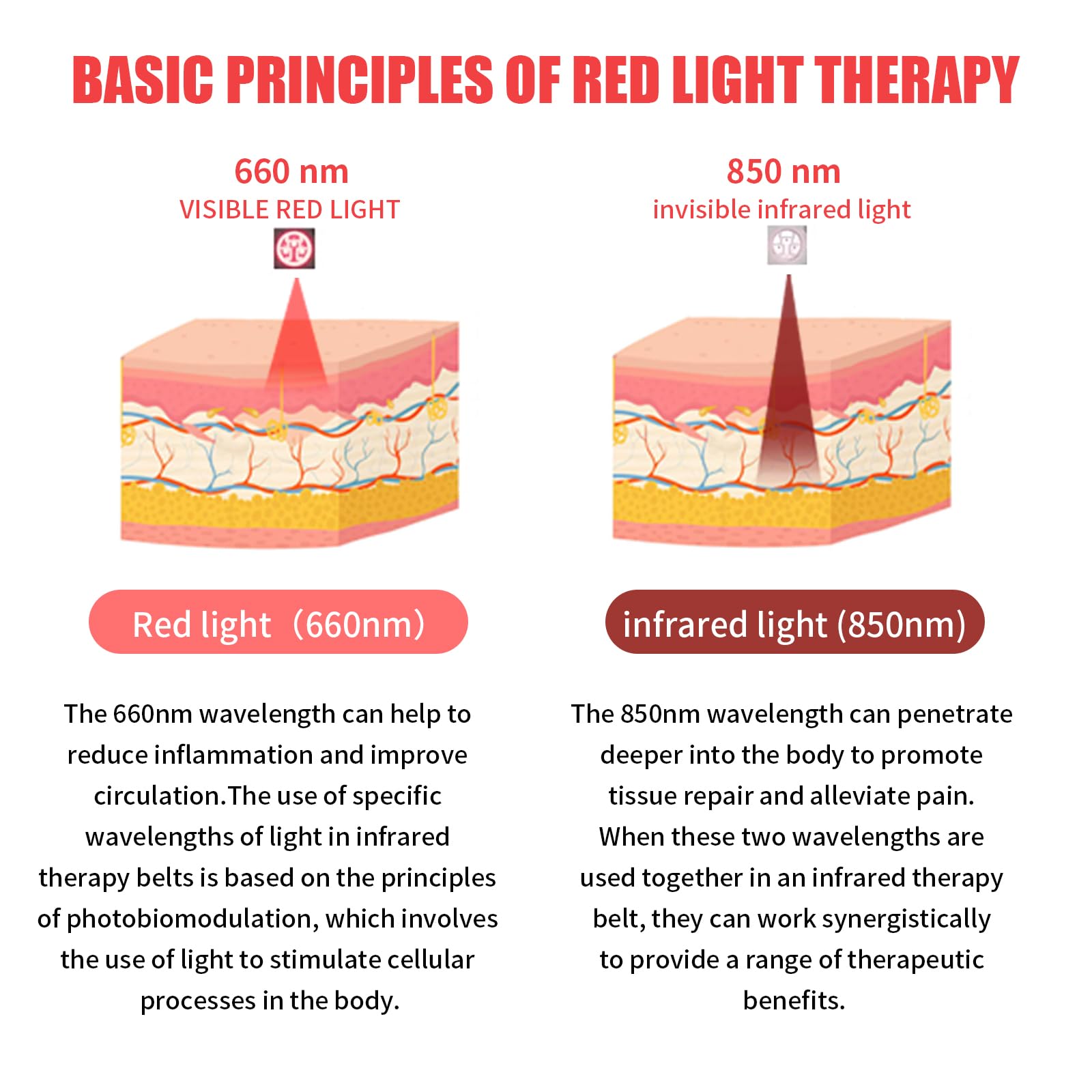 Red Light Infrared Therapy Belt: Pain Relief Device LED Red Light Therapy Lamp Near Body Large Pad Wrap ADVARAYS Au supplements
