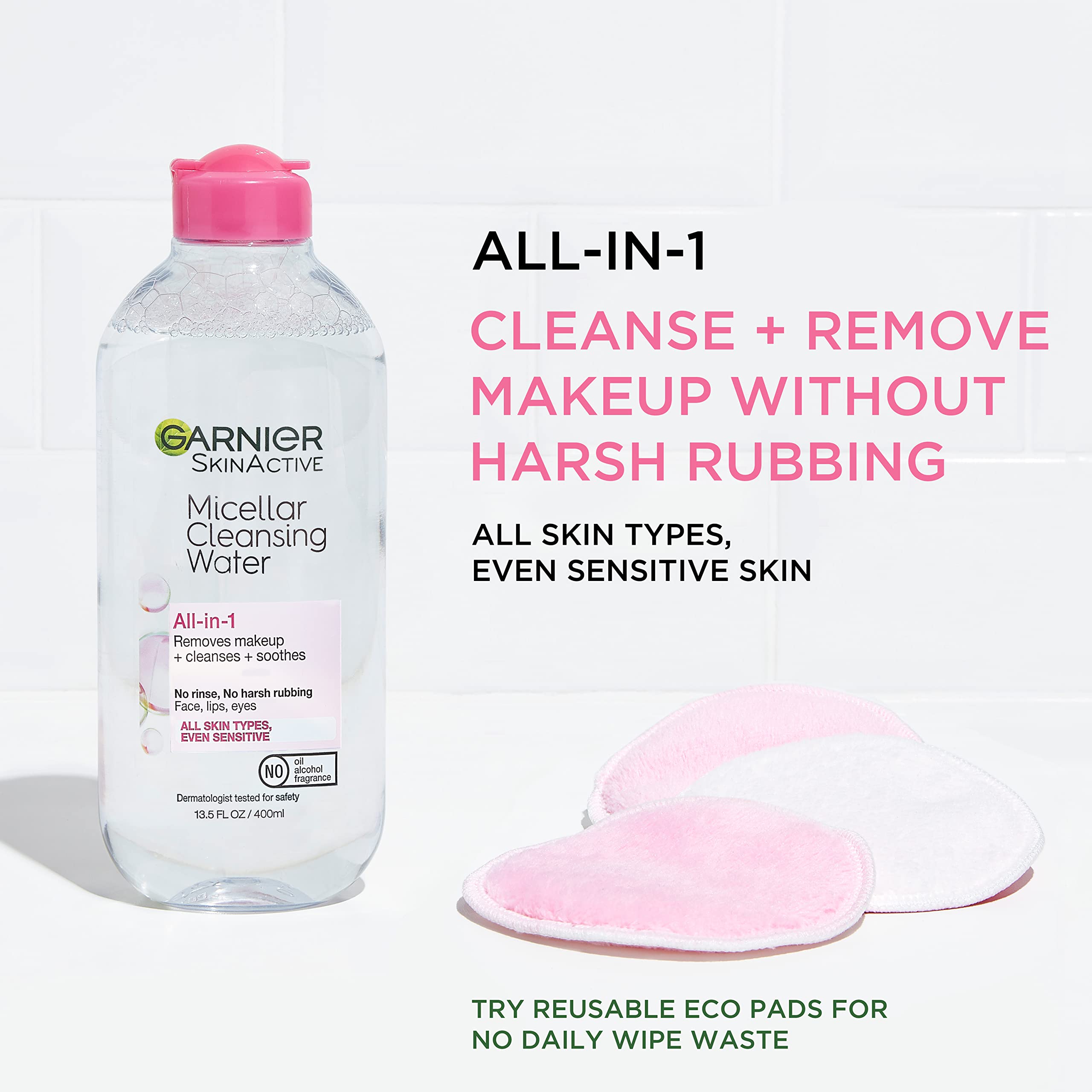 Garnier SkinActive Micellar Cleansing Water, For All Skin Types, 3.4 fl; oz., 3 Count Garnier Au supplements