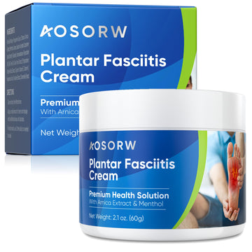 AOSORW Plantar Fasciitis Relief Cream - Natural Herbal Formula for Foot, Heel Spur, Ankle, Leg & Hand Discomfort - Premium Health Care Products - 60g (Pack of 1) AOSORW Au supplements