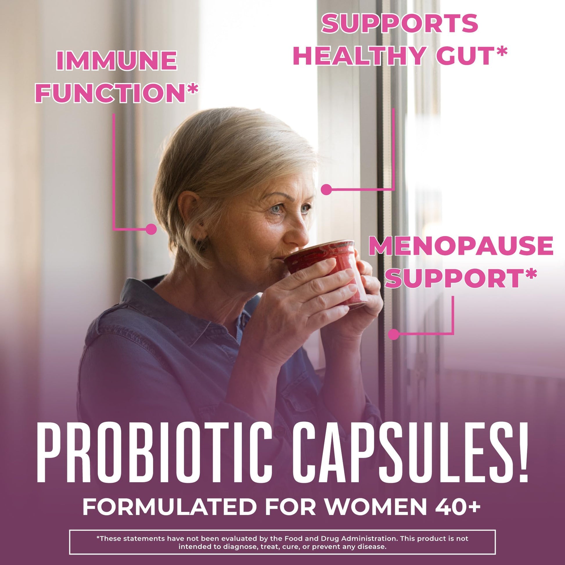 Mary Ruth's 3 in 1 Women's 40+ Health Probiotic, 30 CT MaryRuth Organics Au supplements