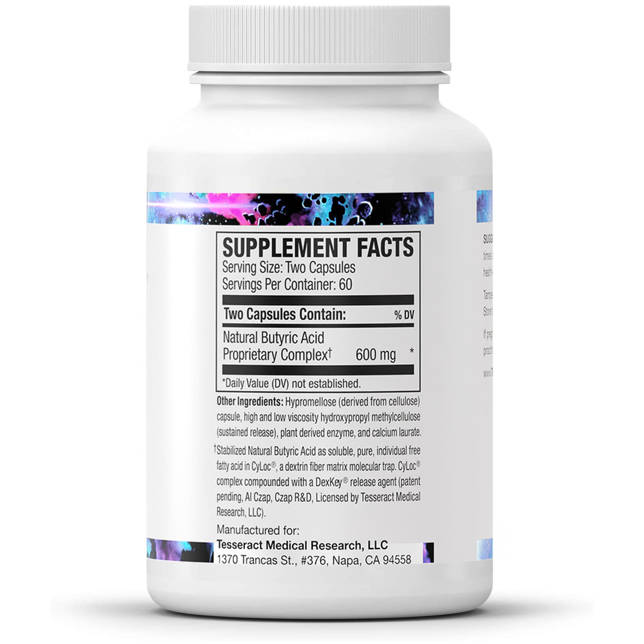 Tesseract Medical Research ProButyrate Gut Health Supplement, Butyric Acid Complex & TetraCumin SR Joint Support Supplement, Sustained Release Tesseract Medical Research Au supplements