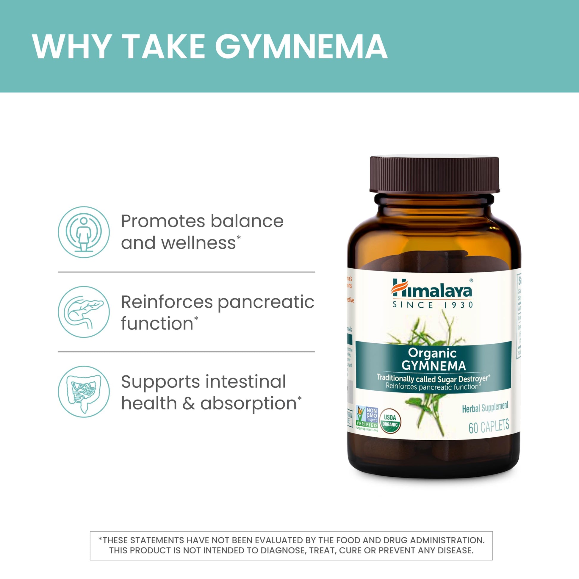 Himalaya Organic Gymnema Herbal Supplement for Weight Management, USDA Certified Himalaya Au supplements