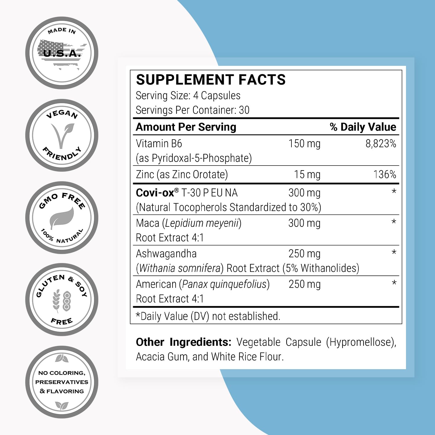 Supersmart - Natural Prolactin Balance Formula - with p5p Vitamin B6, Maca Root, Ashwagandha | Gluten Free - 120 Vegetarian Capsules Supersmart Au supplements