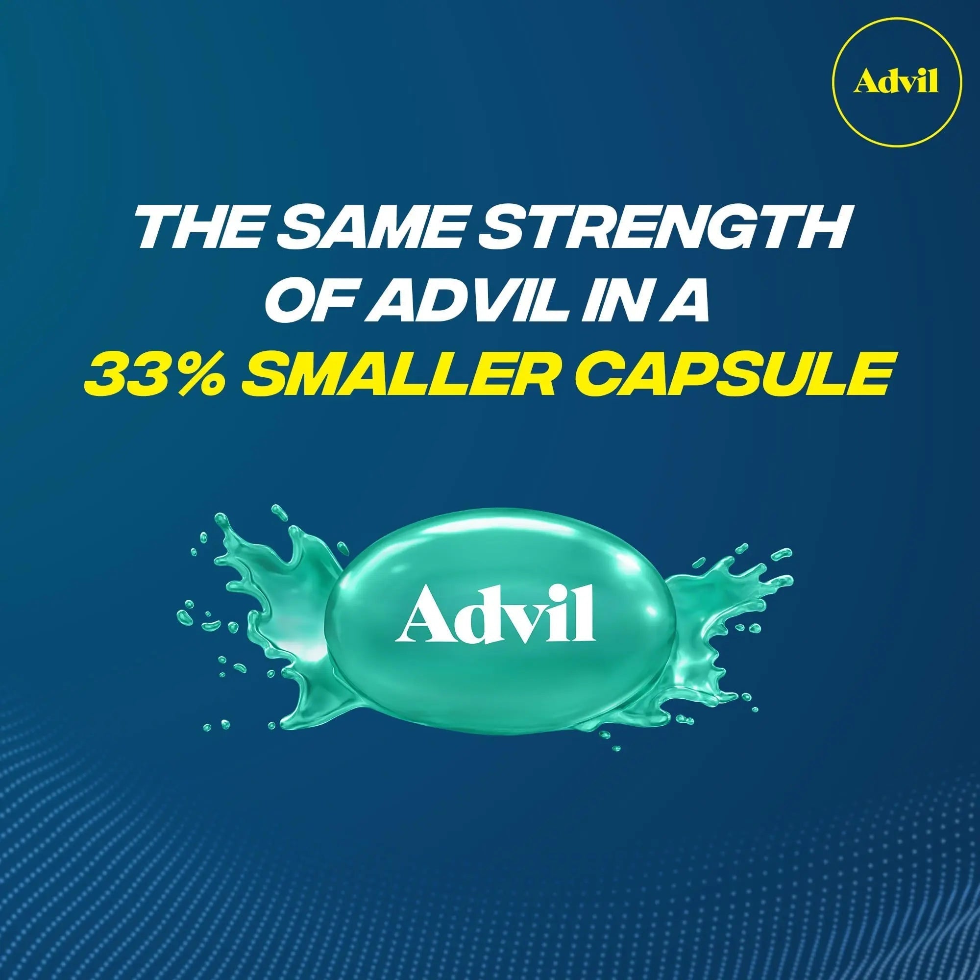 Advil Liqui-Gels minis Pain Reliever and Fever Reducer, Pain Medicine for Adults with Ibuprofen 200mg for Pain Relief - 50x2 Liquid Filled Capsules Advil Au supplements