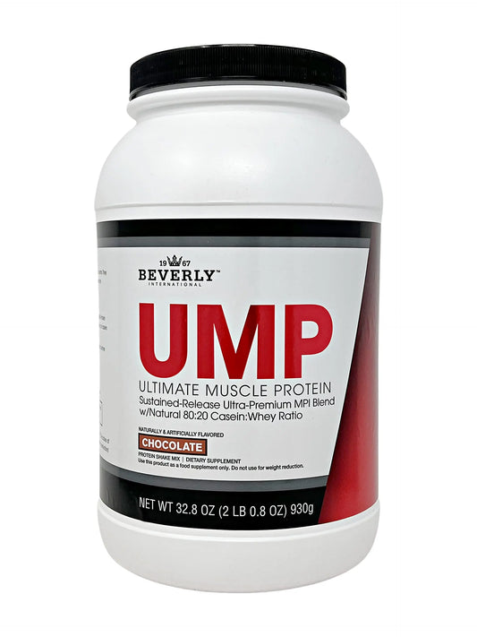 Beverly International UMP Protein Powder, Chocolate. Unique Whey-Casein Ratio Builds Lean Muscle. Easy to Digest. No Bloat. (32.8 oz) 2lb .8 oz Beverly InternationalAU supplements