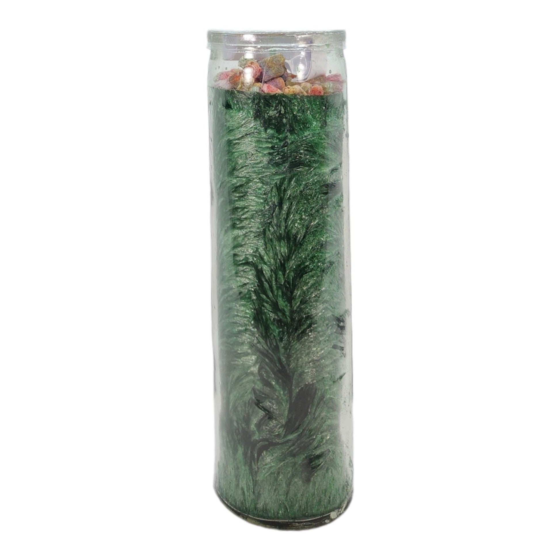 Business IMPROVING-Palm Wax Spiritual Intention Spell Candle-[Green] | Vela CASA ESOTERICA PERFUMADA MAGICK SPACE Au supplements