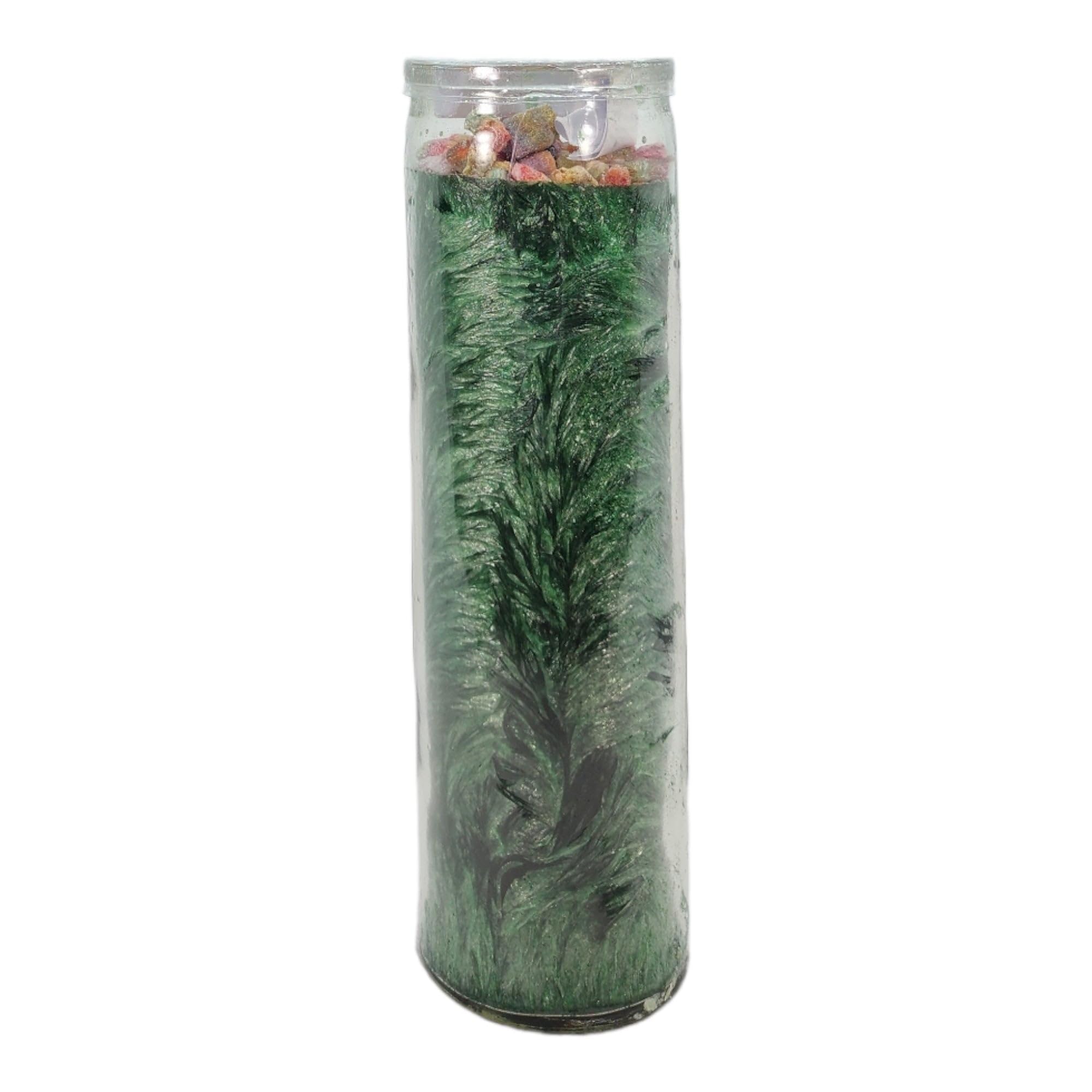 Business IMPROVING-Palm Wax Spiritual Intention Spell Candle-[Green] | Vela CASA ESOTERICA PERFUMADA MAGICK SPACE Au supplements
