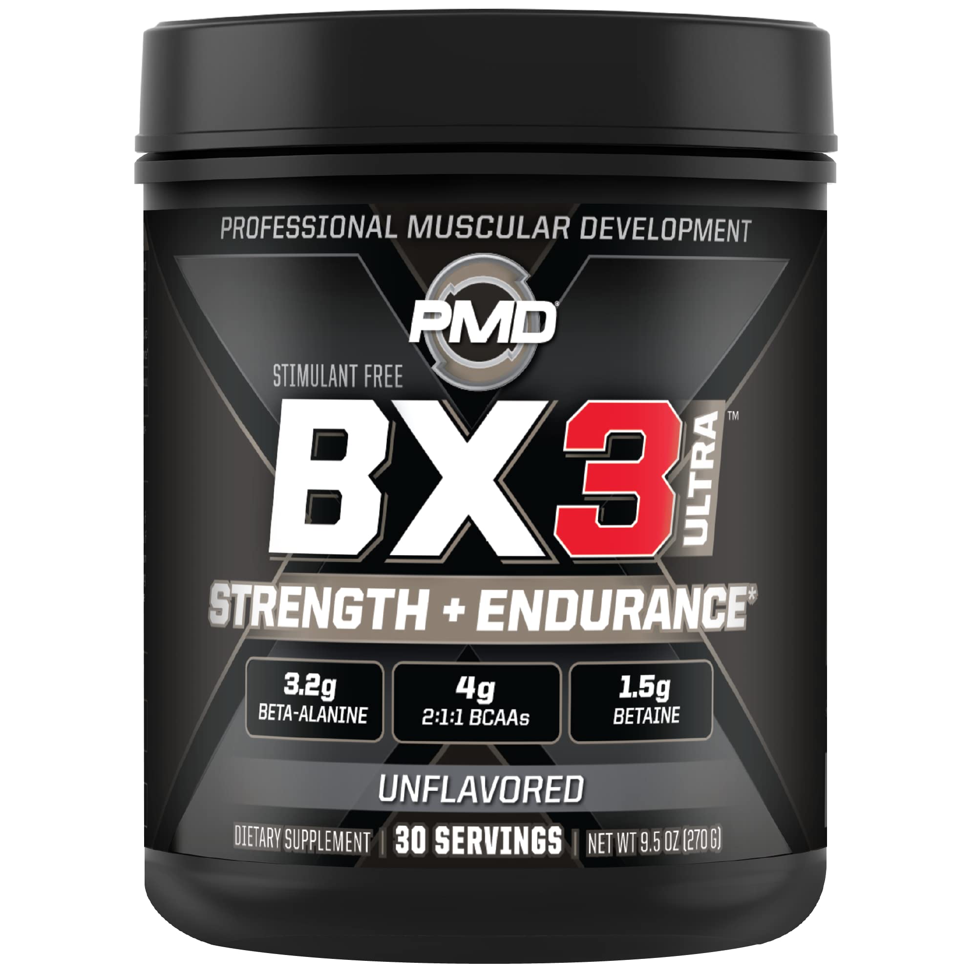 PMD Sports BX3 Ultra Muscle-Building Powder – Beta-Alanine, BCAAs, Betaine Anhydrous PMD Au supplements
