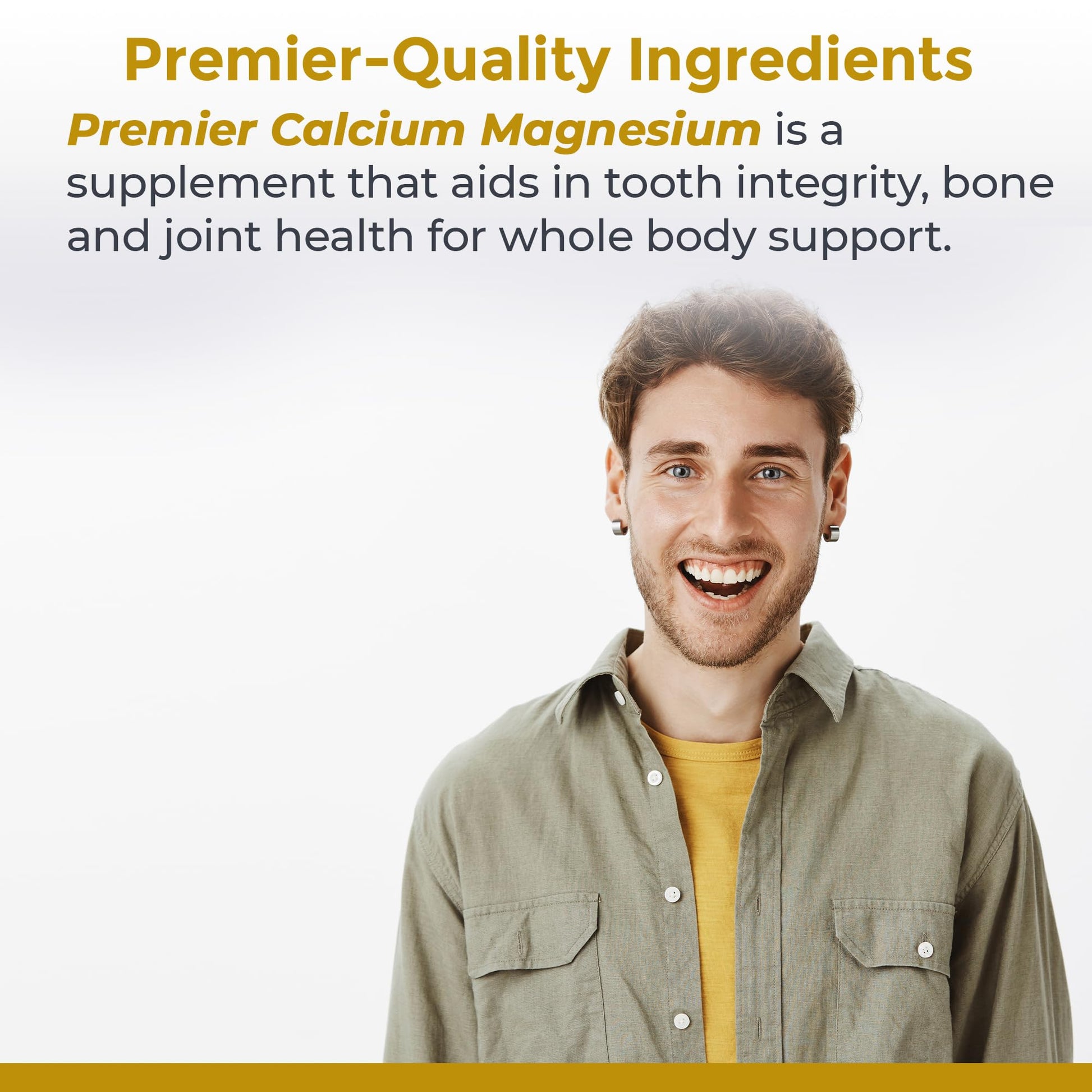 Premier Research Labs Calcium Magnesium Powder - Natural Coral Calcium Powder for Bone Health, Mix with Water for Alkaline PH Balance - 8 oz Premier Research Labs Au supplements