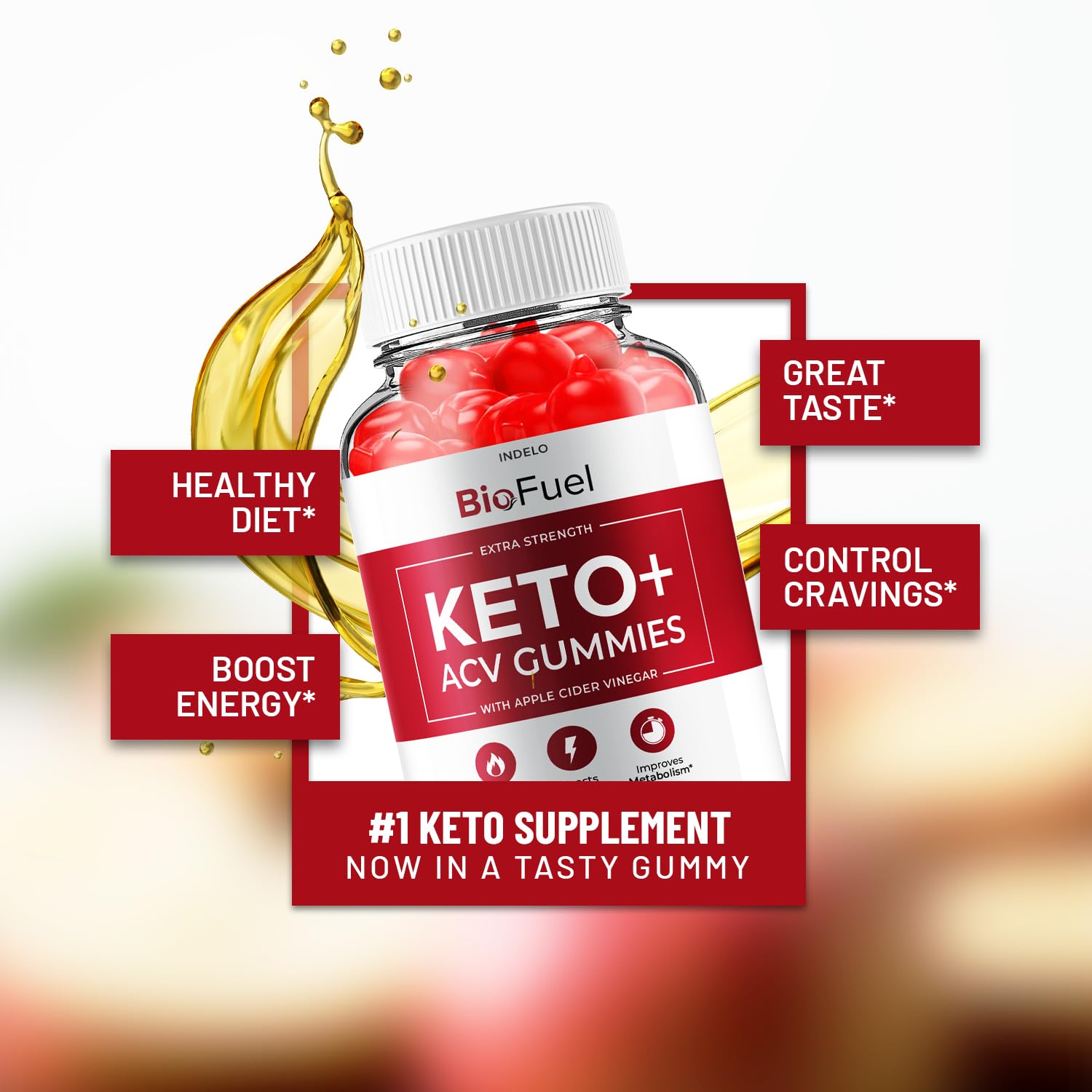 (3 Pack) Bio Fuel Keto ACV Gummies - Advanced Formula BioFuel Keto Plus ACV Gummies Apple Cider Vinegar Bio Fuel ACV, Weight Management Gummies Dietary Supplement Reviews Men Women (180 Gummies) Indelo Au supplements