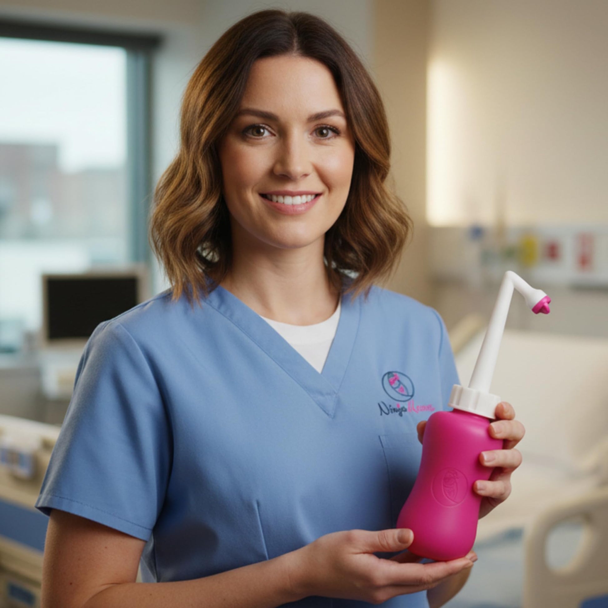 Ninja Mama Peri Bottle for Postpartum Care Post Partum Essentials for Pain Relief, Tears & Hemorrhoids After Birth Portable Perineal Bottle with Angled Spout Labor & Delivery Hospital Bag. (355ml) Ninja Mama Au supplements