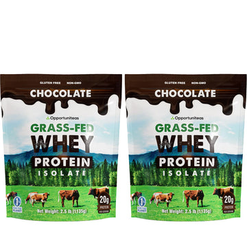 Opportuniteas Chocolate Whey Protein Powder - Grass Fed Whey Isolate + Organic Cacao Opportuniteas Au supplements