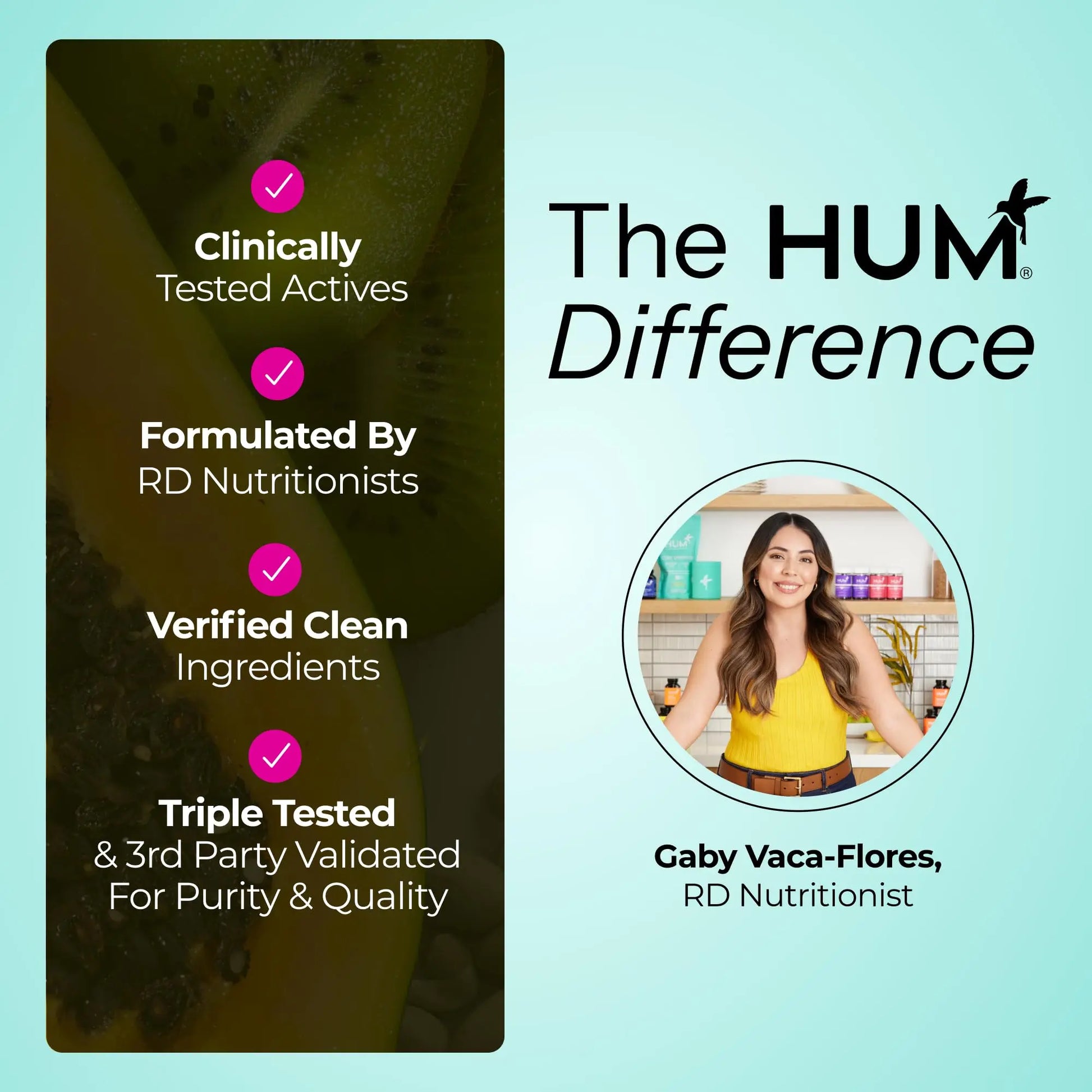 HUM Skin Squad Probiotics for Women and Men, Skin Care Supplement for Clear Complexion & Gut Health Support, Microbiome Prebiotic & Probiotic Supplement for Breakouts, Digestive Health, 60 Capsules HUM Au supplements
