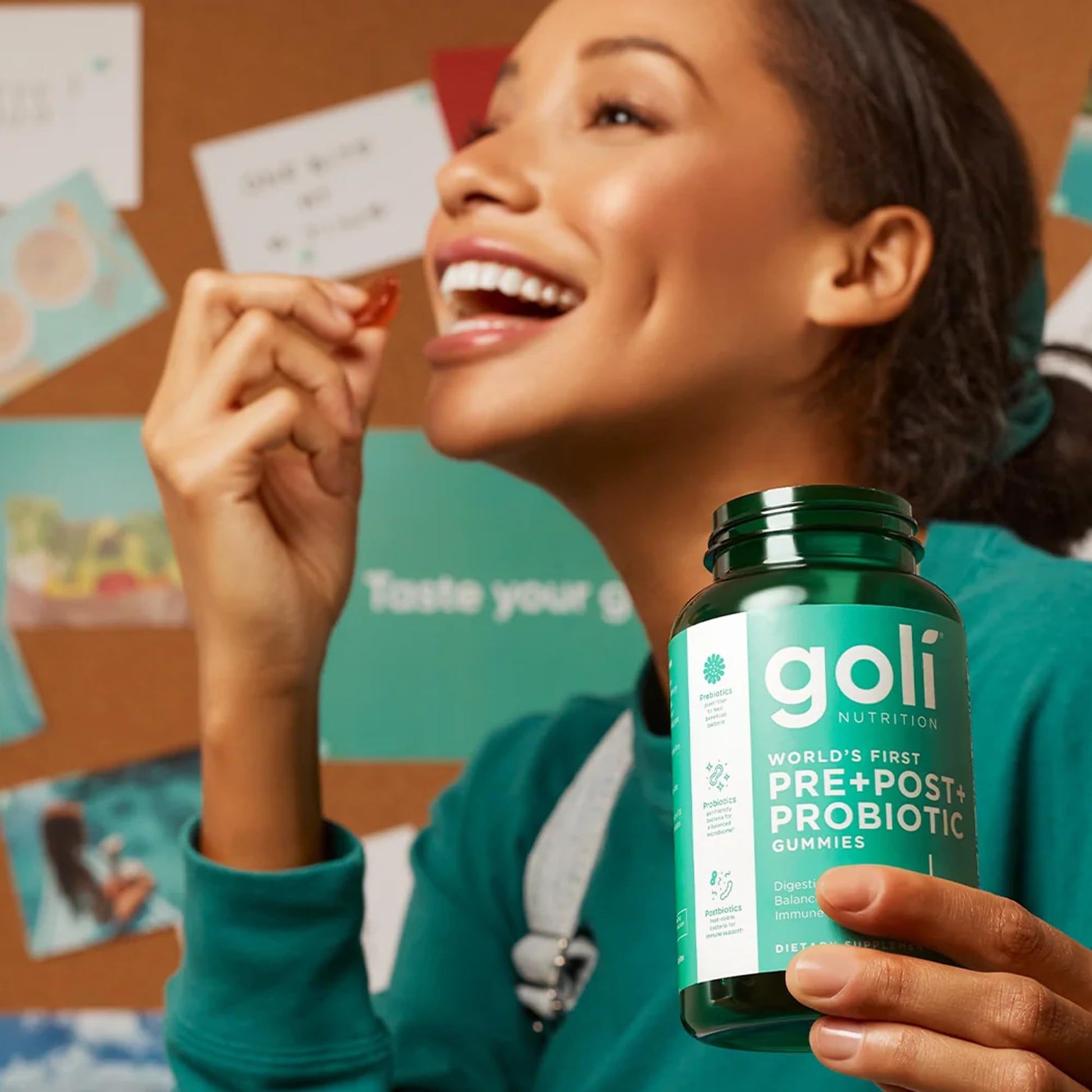 Goli Pre Pro Postbiotic Gummies - Worlds First 3-in-1 Formula with DE111 Probiotics, XOS Prebiotics, MCC1849 Postbiotics - Vegan, Non-GMO, Gluten-Free Goli Au supplements