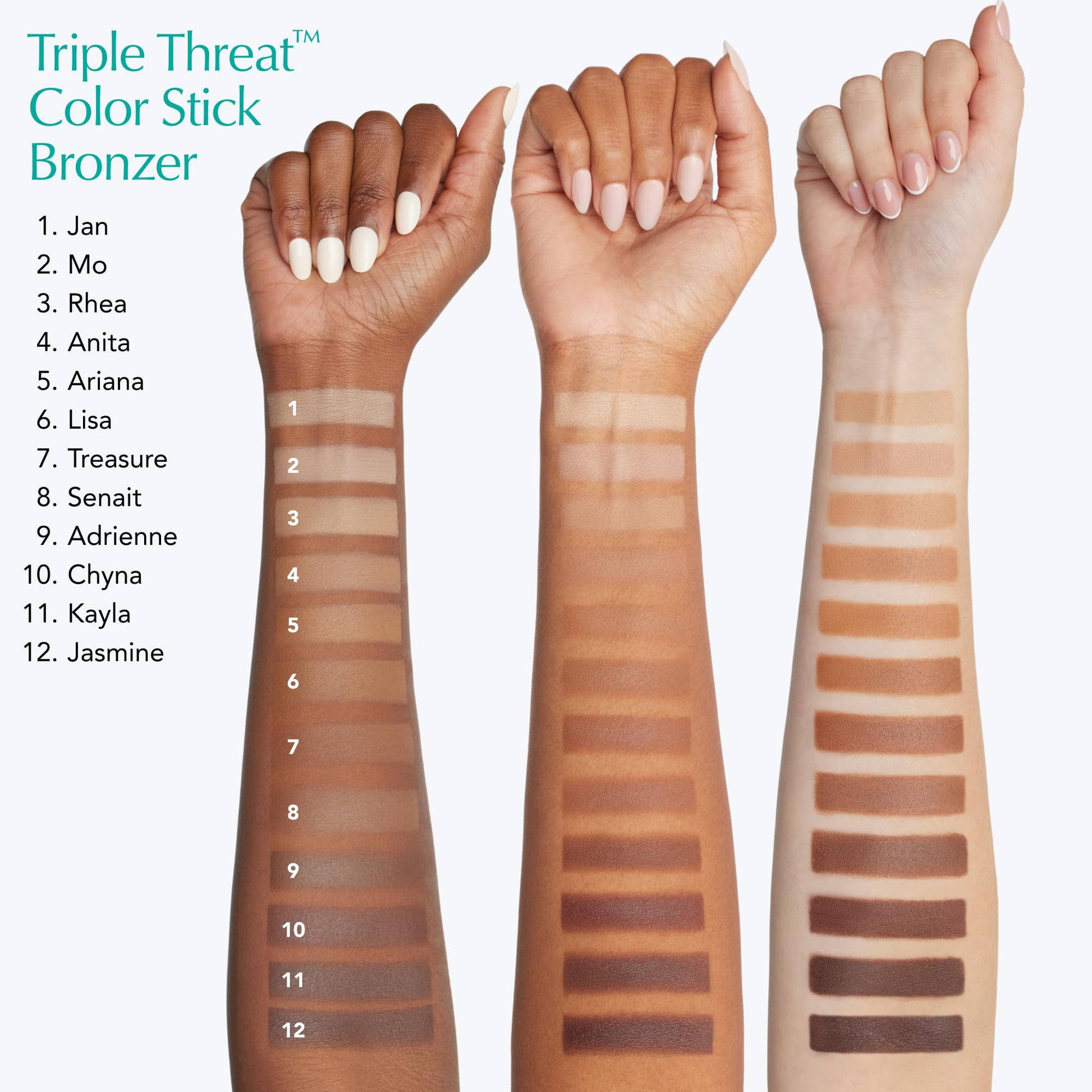 Thrive Causemetics Triple Threat Color Stick: Cream Bronzer & Contour Stick with Vitamin E, Evening Primrose Oil, Waterproof Smudge Proof Face Makeup, Anita (Light Medium Neutral) Thrive Causemetics Au supplements