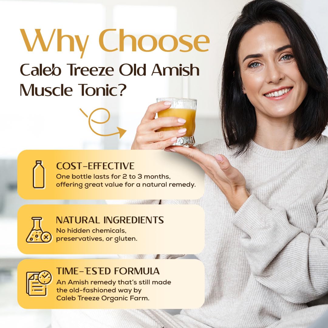 Old Amish Muscle and Digestion Tonic Pack (Formerly: Stops Leg Cramps and Stops Acid Reflux) with Apple Cider Vinegar Bundle by Caleb Treeze Caleb Treeze Au supplements