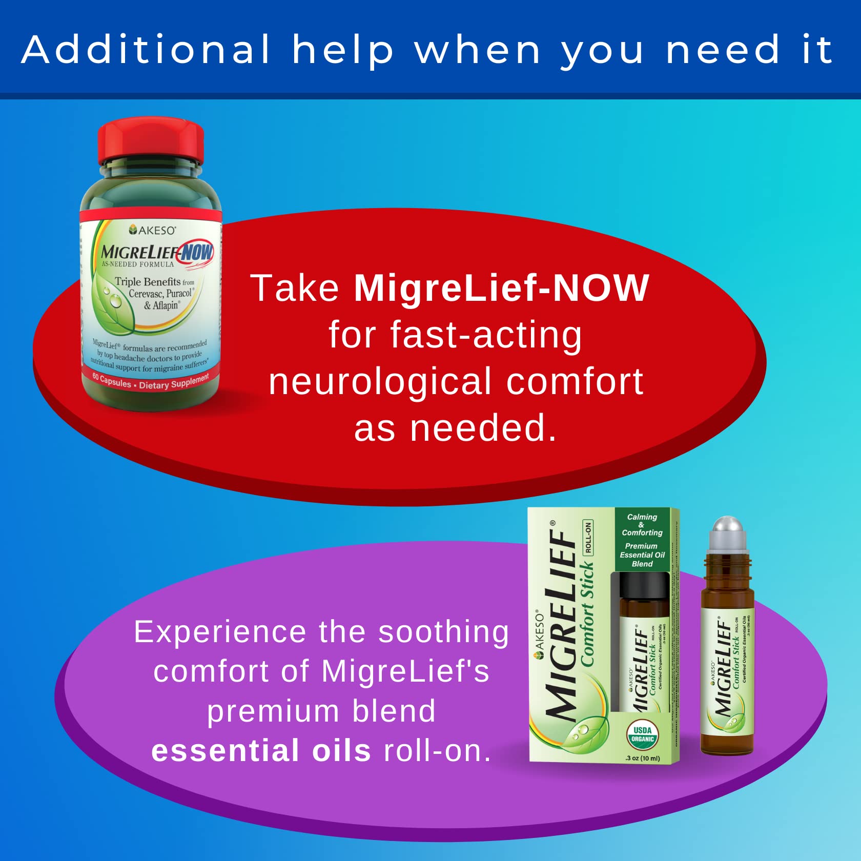 MigreLief-Now Fast-Acting Formula, As-Needed Nutritional Support for Migraine and Headache Sufferers - 60 Vegetarian Capsules MigreLief Au supplements