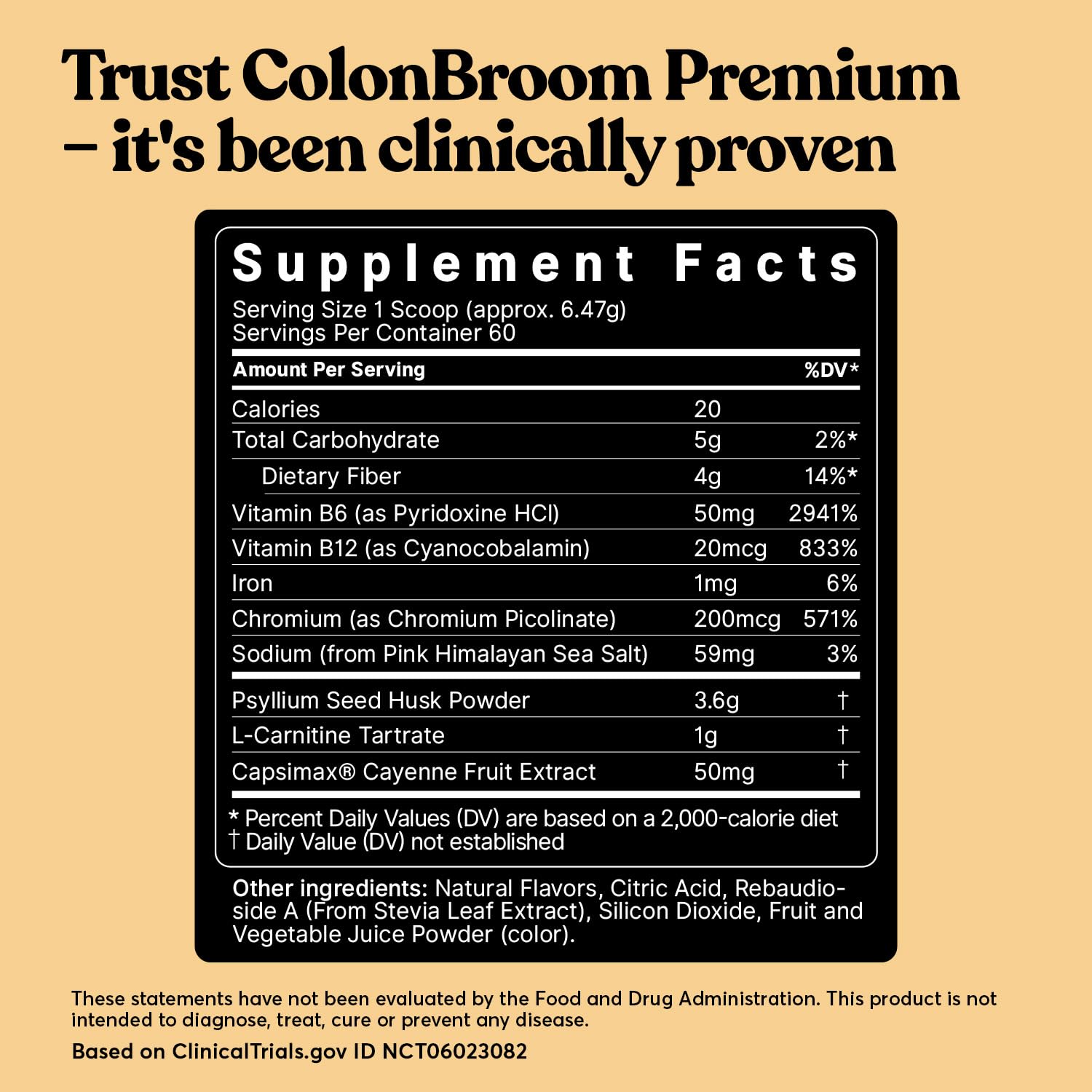 ColonBroom Premium Psyllium Husk Powder (Strawberry) - Colon Cleanse for Bloating ColonBroom Au supplements