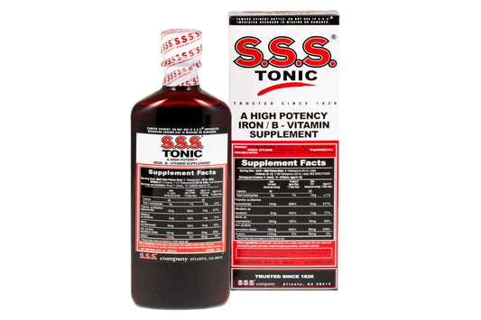 S.S.S. Tonic, Iron and Vitamin B Supplement, High Potency Vitamins, Bottle,10 Fl Oz (Pack of 1) S.S.S. CO.US supplements
