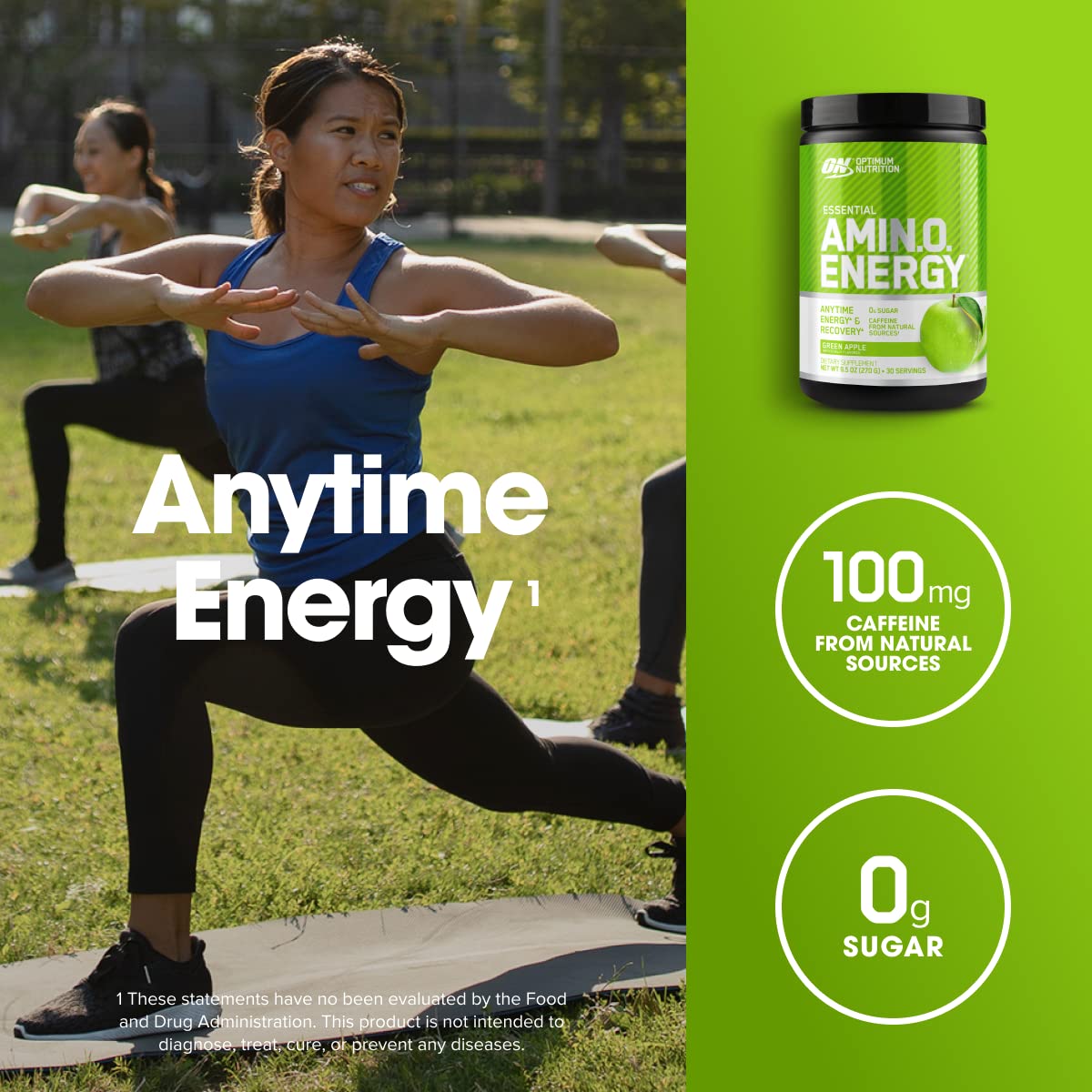 Optimum Nutrition Amino Energy - Pre Workout with Green Tea, BCAA, Amino Acids Optimum Nutrition Au supplements