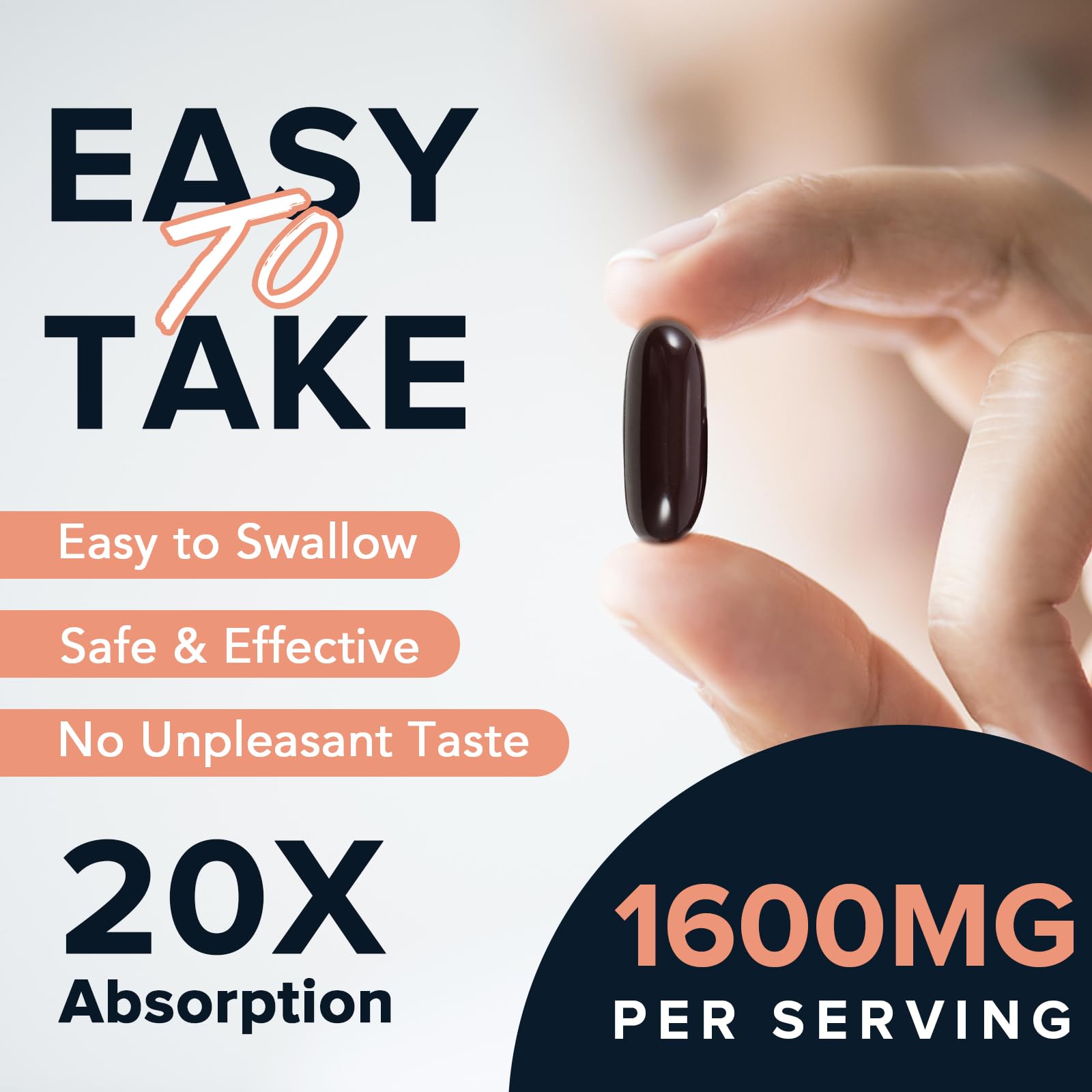 Fabamax 1600 mg Liposomal NAD Supplement, 98% Pure NAD+ Supplement, Superior Absorption, Alternative to Nicotinamide Riboside or NADH to Boost NAD+ for Aging Defense, Energy, Longevity, 120 Softgels Fabamax Au supplements
