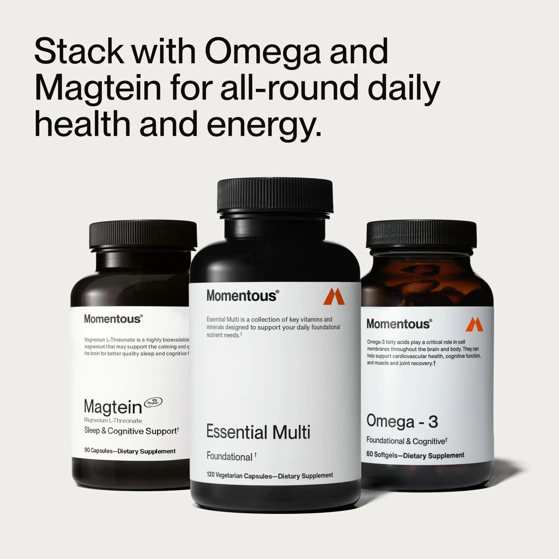 Momentous Essential Multivitamin for Women & Men - Complete Vitamin & Mineral Complex for Athletes & Wellness Enthusiasts - GMO- & Gluten-Free Momentous Au supplements