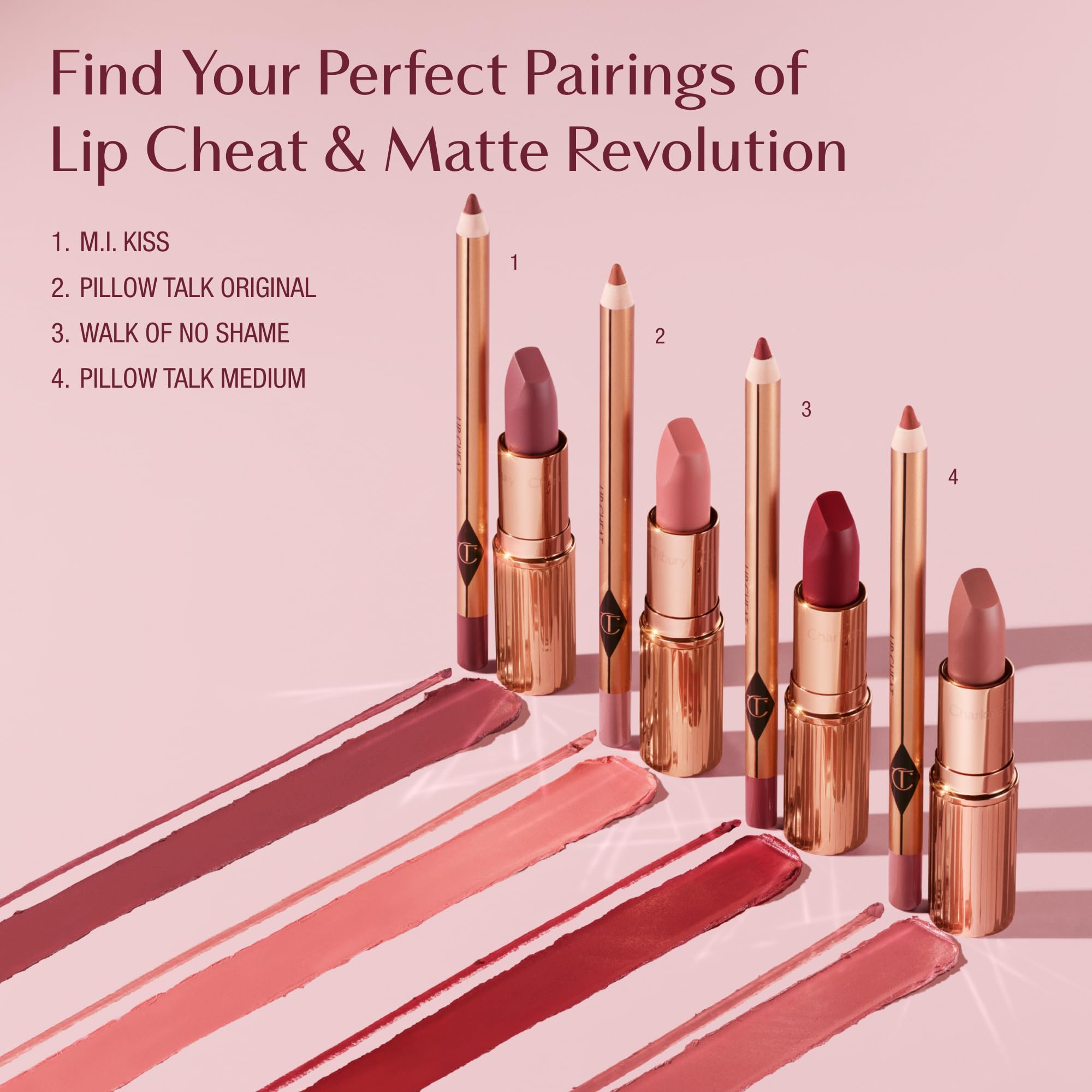 Charlotte Tilbury Lip Cheat Lip Liner Pencil - Gives Lips a Fuller-Looking, Defined Pout - Enriched with Jojoba Oil & Hyaluronic Acid - Waterproof, Smudge-Proof & Transfer-Proof - Pillow Talk Medium Charlotte Tilbury Au supplements