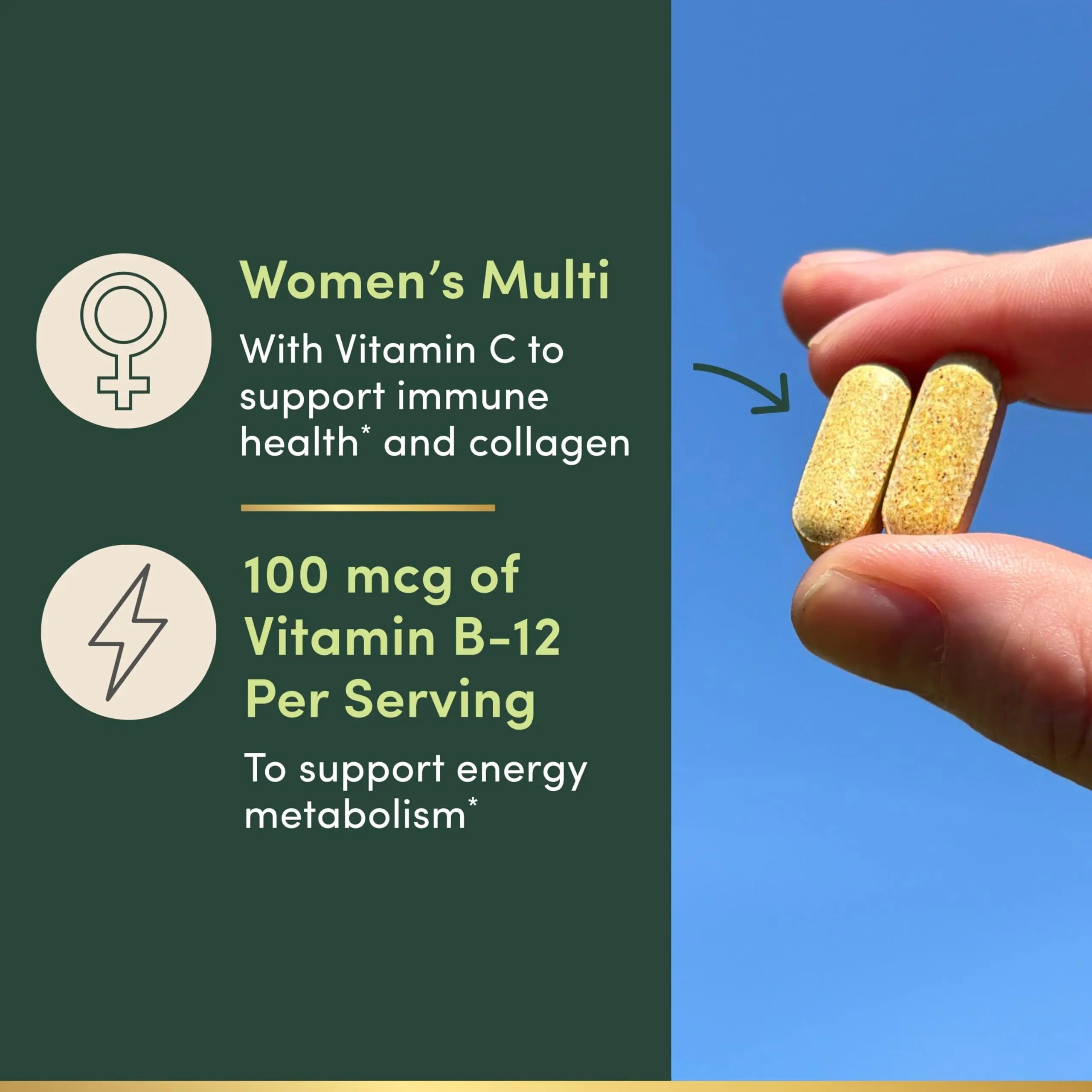 Nature's Bounty High Potency Women’s Complete Multivitamin, Daily Vitamin with Vitamin C, Supports Heart Health & Immune Function Nature's Bounty Au supplements