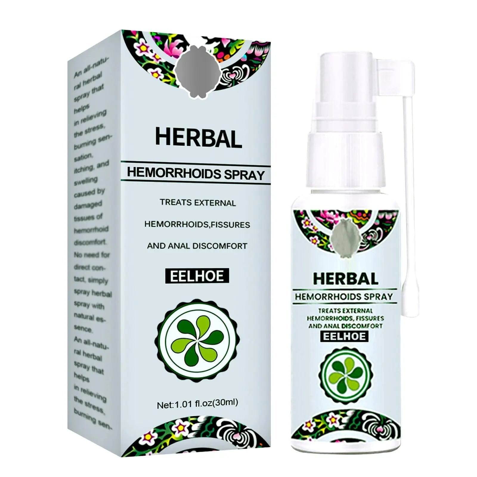Juztec Hemorrhoid Treatment - Fast Relief with Hemocare Herbal Hemorrhoids Spray & Analese Numb Cream (1 PCS) Juztec Au supplements