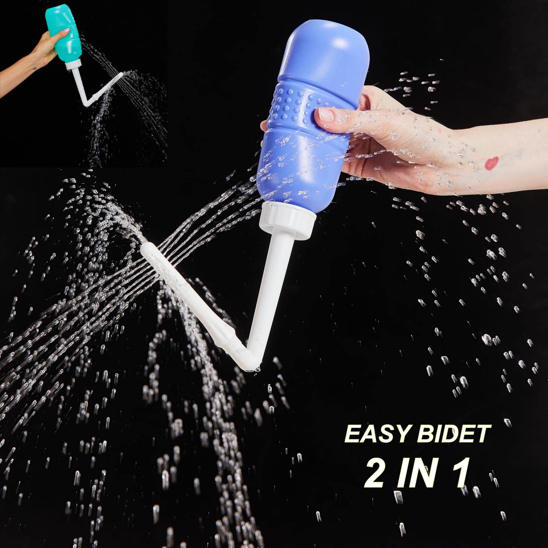 2PCS Vaginal irrigation Intimate Wash for Women,Portable Bidet Travel Bidets,Peri Bottle TONELIFE Au supplements