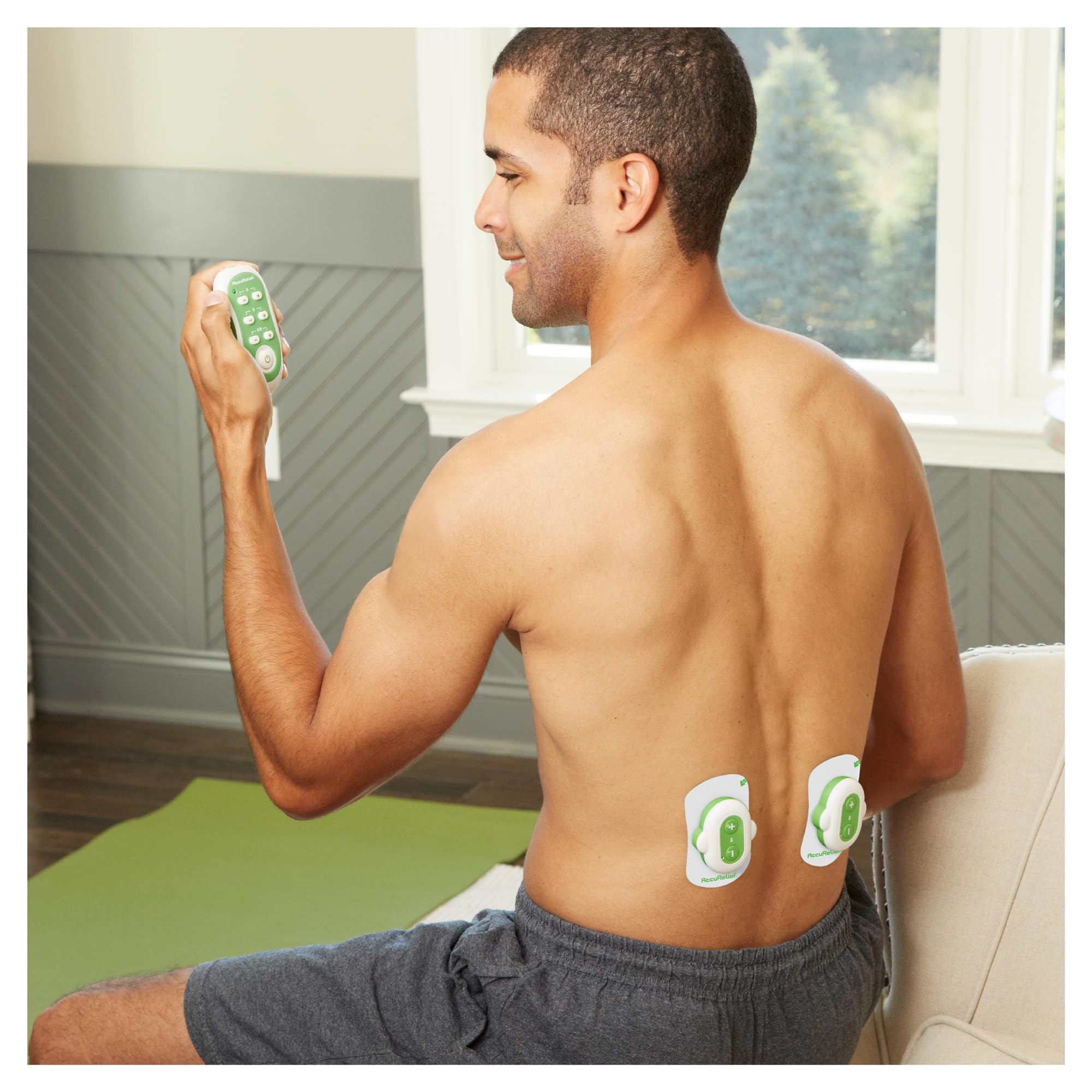 AccuRelief Wireless TENS Unit with Remote Control, TENS Pain Relief Device and Muscle Stimulator, for Back Pain, Neck Pain, Arm and Leg Pain AccuRelief Au supplements