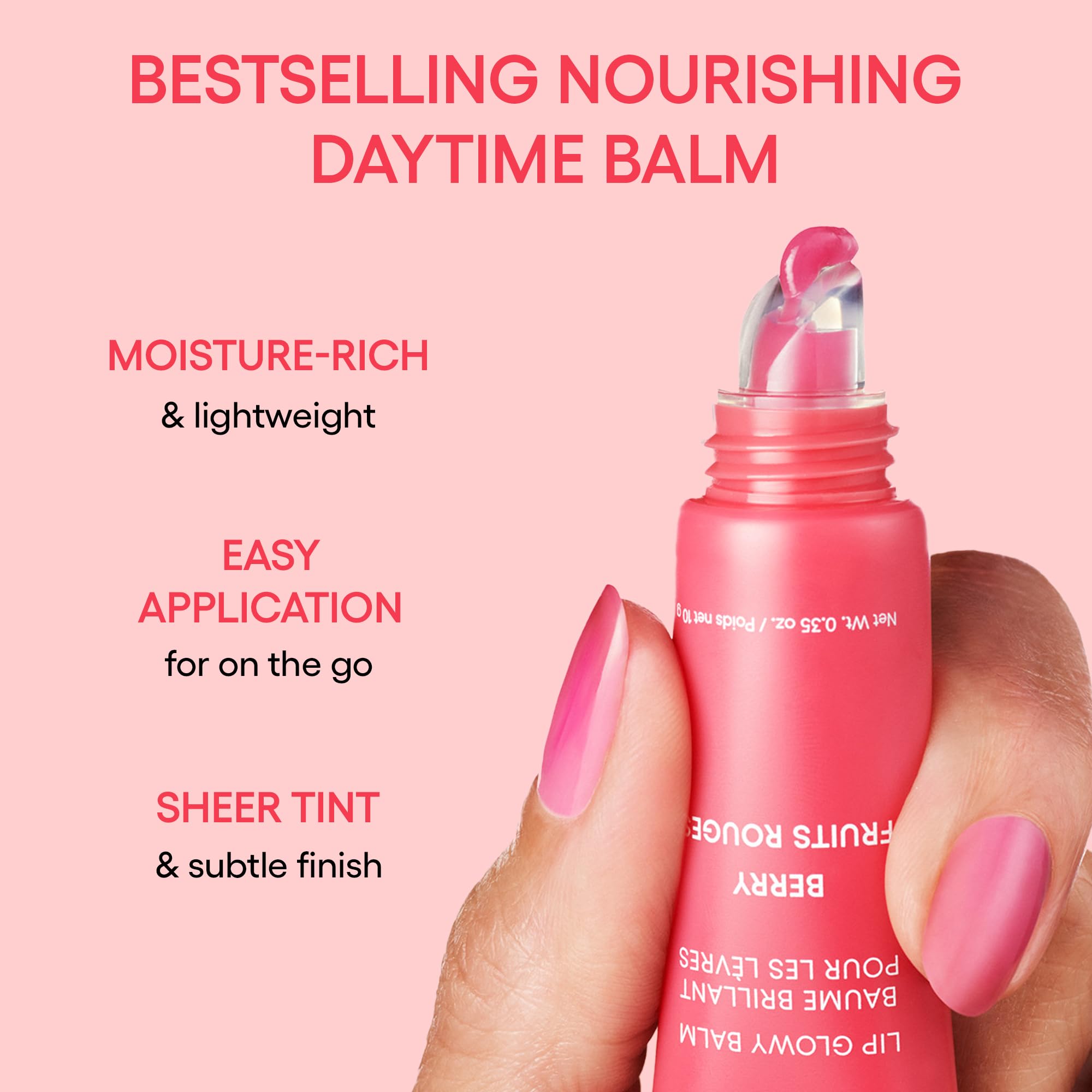 LANEIGE Lip Glowy Balm, Berry: Sheer Tinted Lip Moisturizer with Shea Butter, for Hydrating Shine & Soft Lips LANEIGE Au supplements