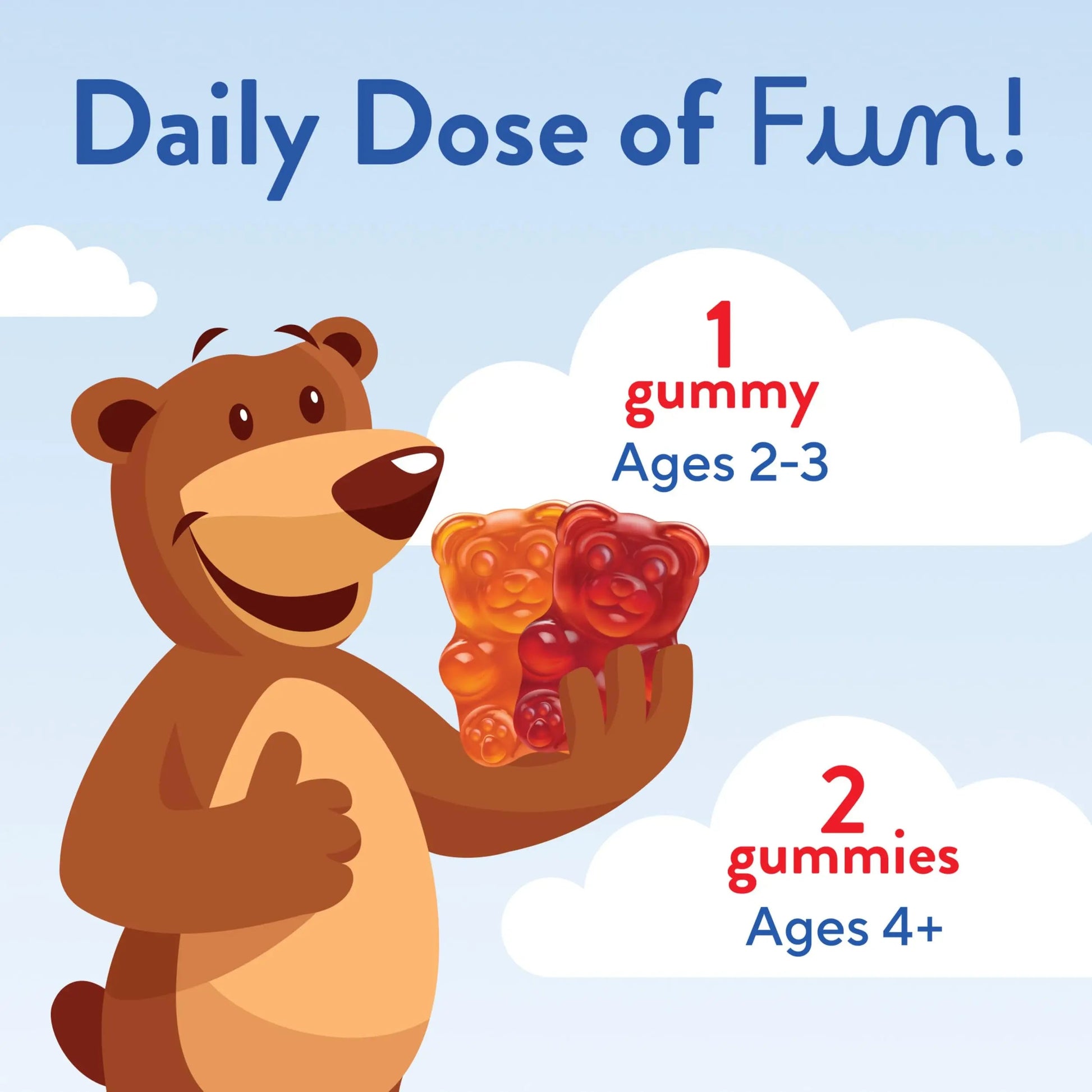 L’il Critters Gummy Vites Daily Gummy Multivitamin for Kids, Vitamin C, D3 for Immune Support Cherry, Strawberry, Orange Lil Critters Au supplements