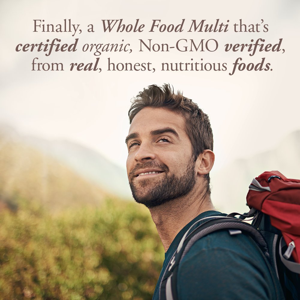 Garden of Life Organics Whole Food Multivitamin for Men, 60 Tablets, Vegan Mens Vitamins and Minerals for Health and Well-Being Garden of Life Au supplements