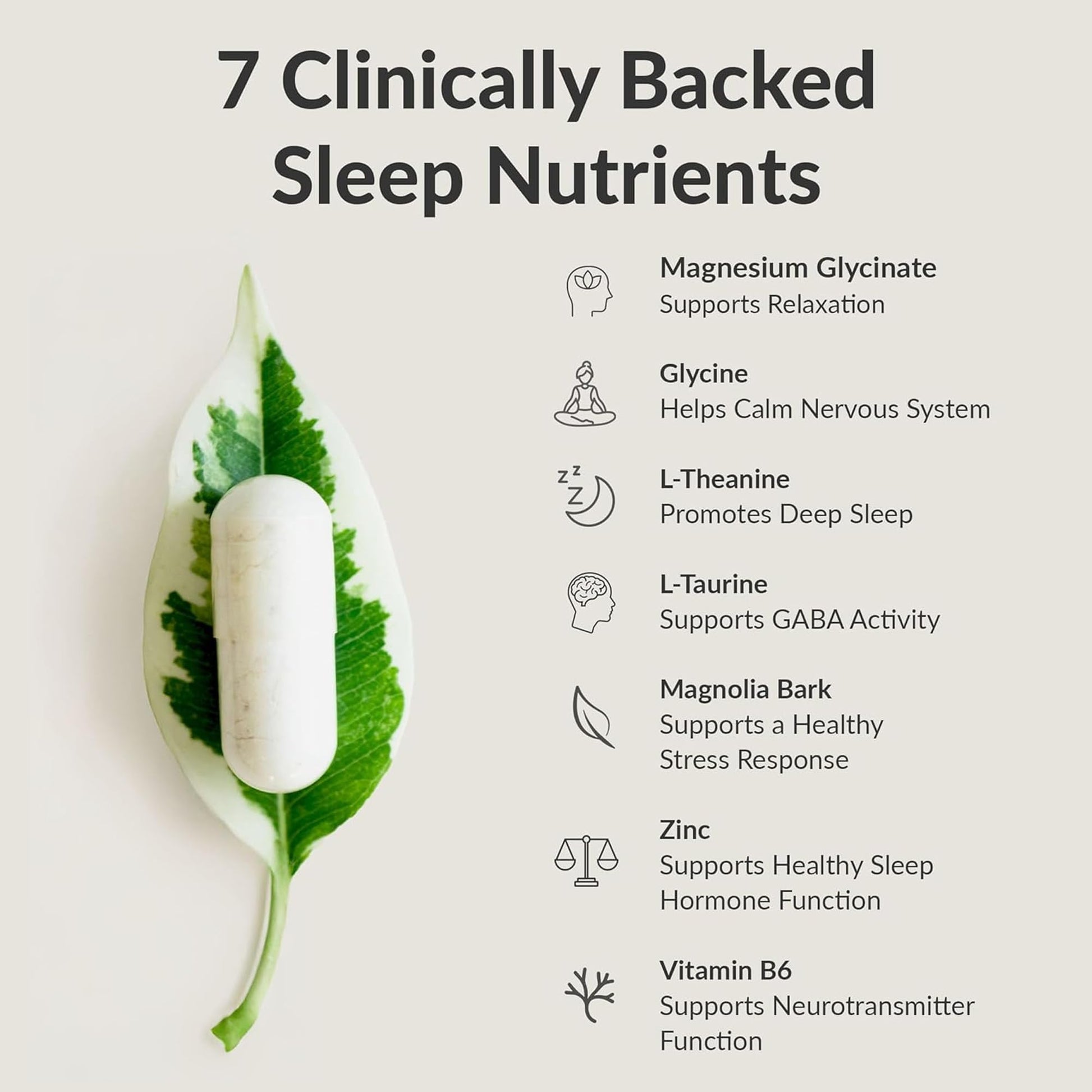 BIOptimizers Sleep Breakthrough Capsules - Natural Support Supplement | Calming Relief Aid for Adults | Non-Habit Forming | 60 Capsules BIOptimizers Au supplements