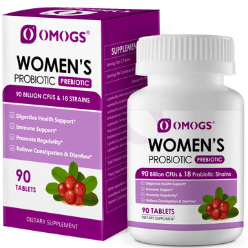 OMOGS Women's Probiotic,with Cranberry Extract and Organic Prebiotics,90 Billion CFUs OMOGS Au supplements