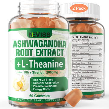 NEVISS Ashwagandha Gummies 2000mg, Feel Refreshed, Plus Proprietary Blend NEVISS Au supplements