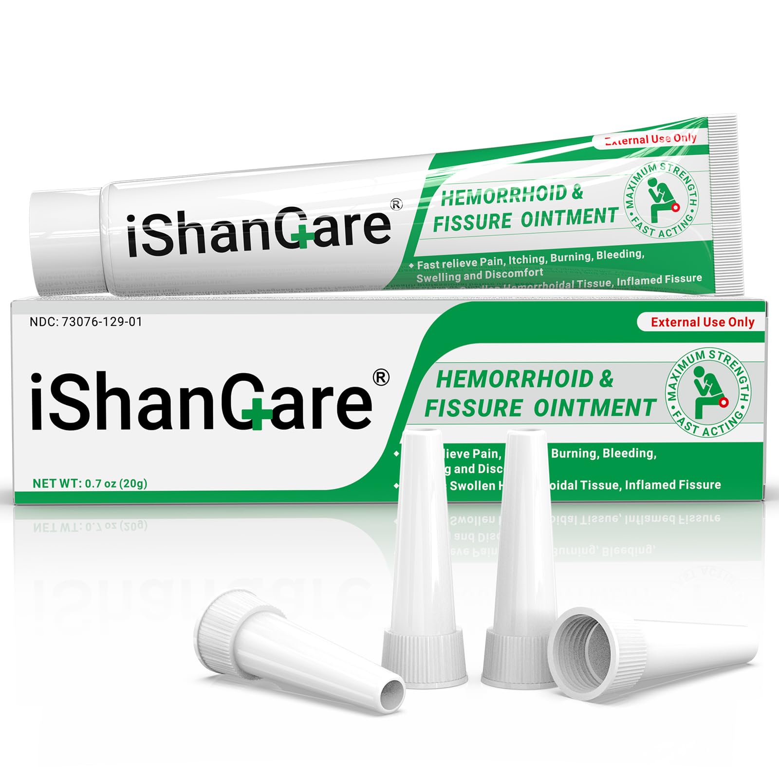 Hemorrhoid Cream, Hemorrhoid & Fissure Treatment Ointment Extra Strength, Relief Anal Pain, Itching, Bleeding, Swelling, Discomfort, Natural Herbs Fast Acting Ingredients, Contains Vitamin E ishancare Au supplements