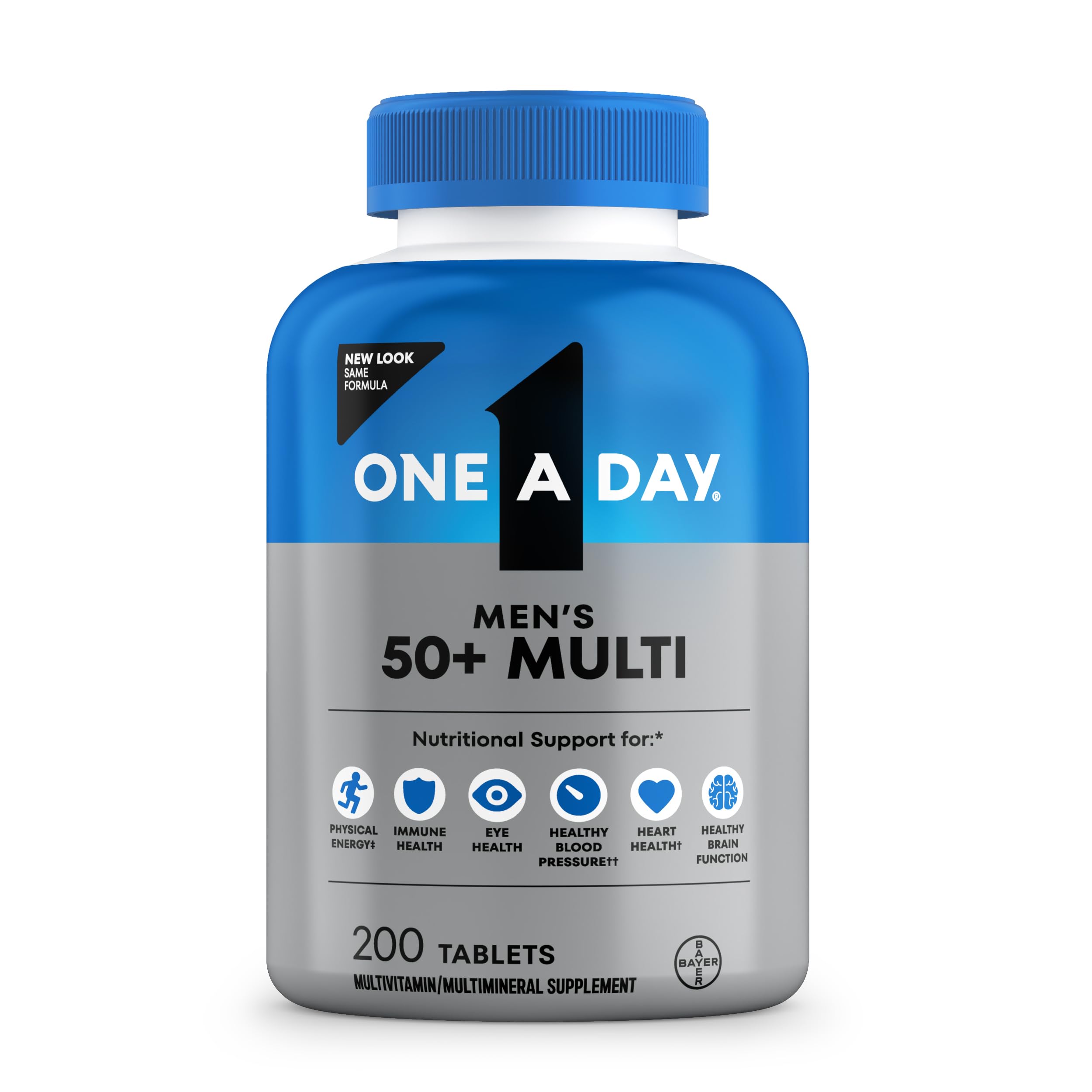 One A Day Men’s 50+ Healthy Advantage Multivitamin, Multivitamin for Men with Vitamins A, C, E, B6, B12, Calcium and Vitamin D ONE A DAY Au supplements