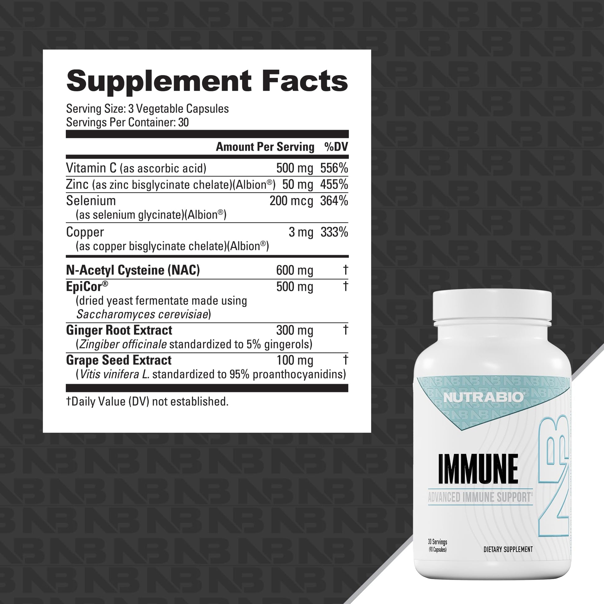 NutraBio Immune Support Supplement with EpiCor - 90 Vegetable Capsules NutraBio Au supplements