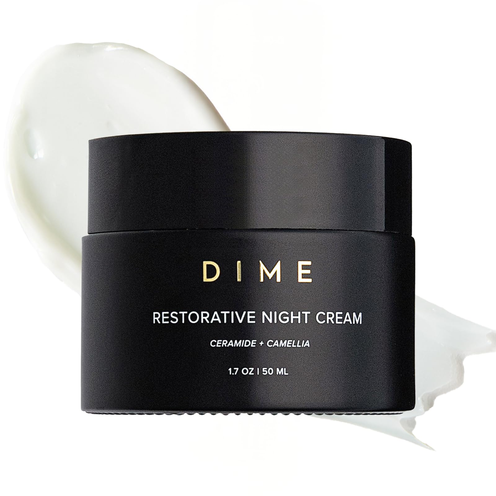 DIME Beauty Restorative Night Cream, Facial Moisturizer with Ceramides and Sea Buckthorn, 1.7 oz / 50 ml in Pump DIME Au supplements