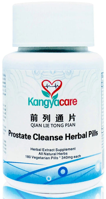 Kangyacare Prostate Cleanse Herbal Pill -Qian Lie Tong Pian 前列通片 - Reduce Prostate Discomfort - Help Frequent Urination -Improve Men’s Urinary Tract Health - 180 Ct (1) Kangyacare Au supplements