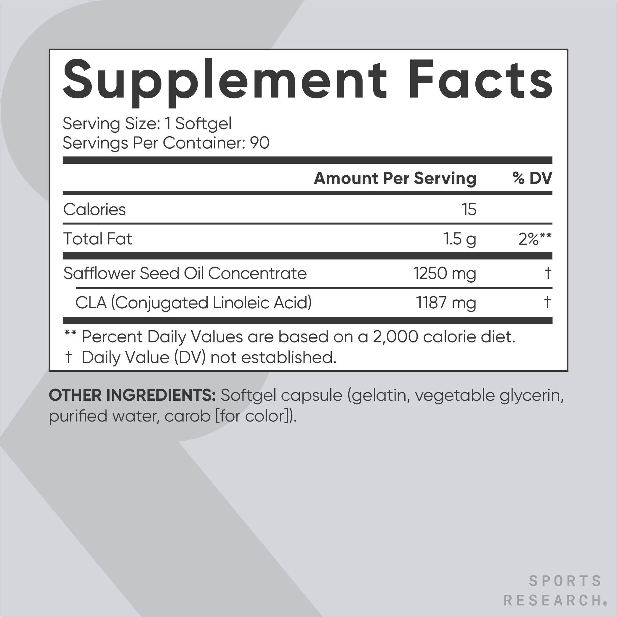 Sports Research CLA - 1250mg with Active Conjugated Linoleic Acid for Men and Women Sports Research Au supplements