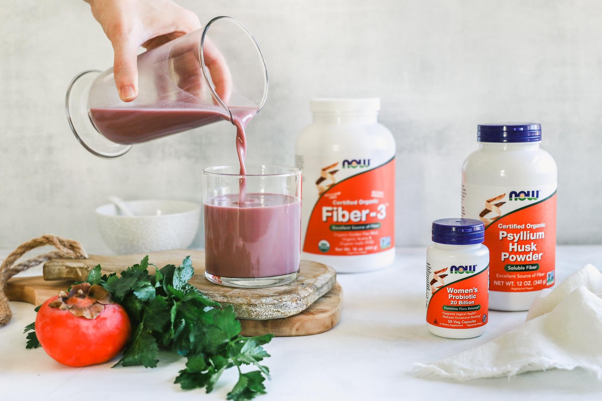 NOW Supplements, Psyllium Husk Powder, Non-GMO Project Verified, Soluble Fiber NOW Au supplements