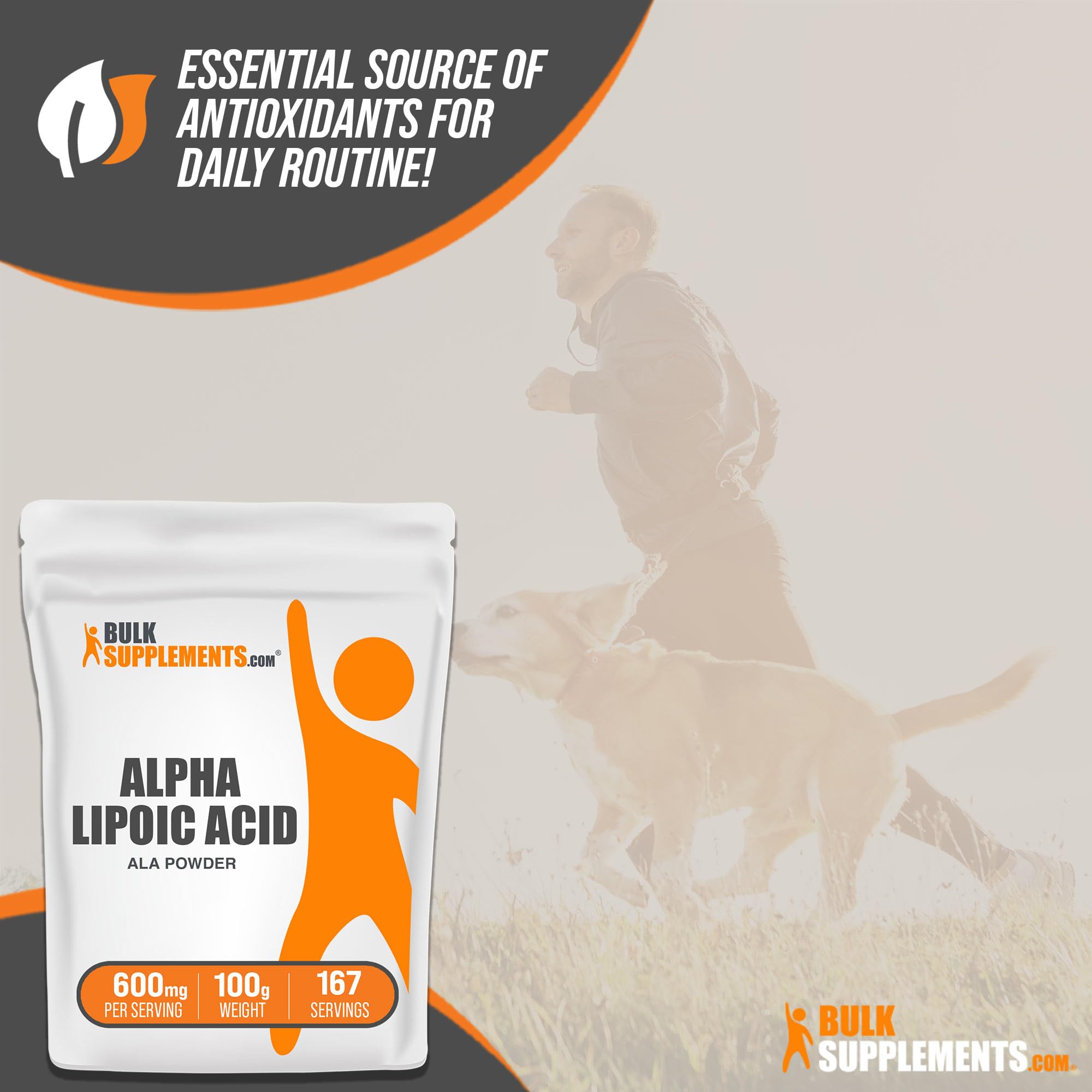 BULKSUPPLEMENTS.COM Alpha Lipoic Acid Powder - ALA Supplement, Alpha Lipoic BULKSUPPLEMENTS.COM Au supplements