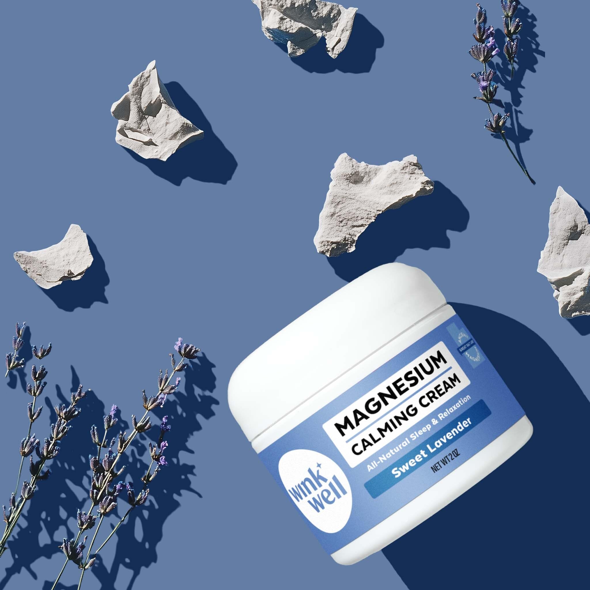 Wink Well Magnesium Calming Muscle and Joint Cream for Nighttime Relaxation Wink Naturals Au supplements