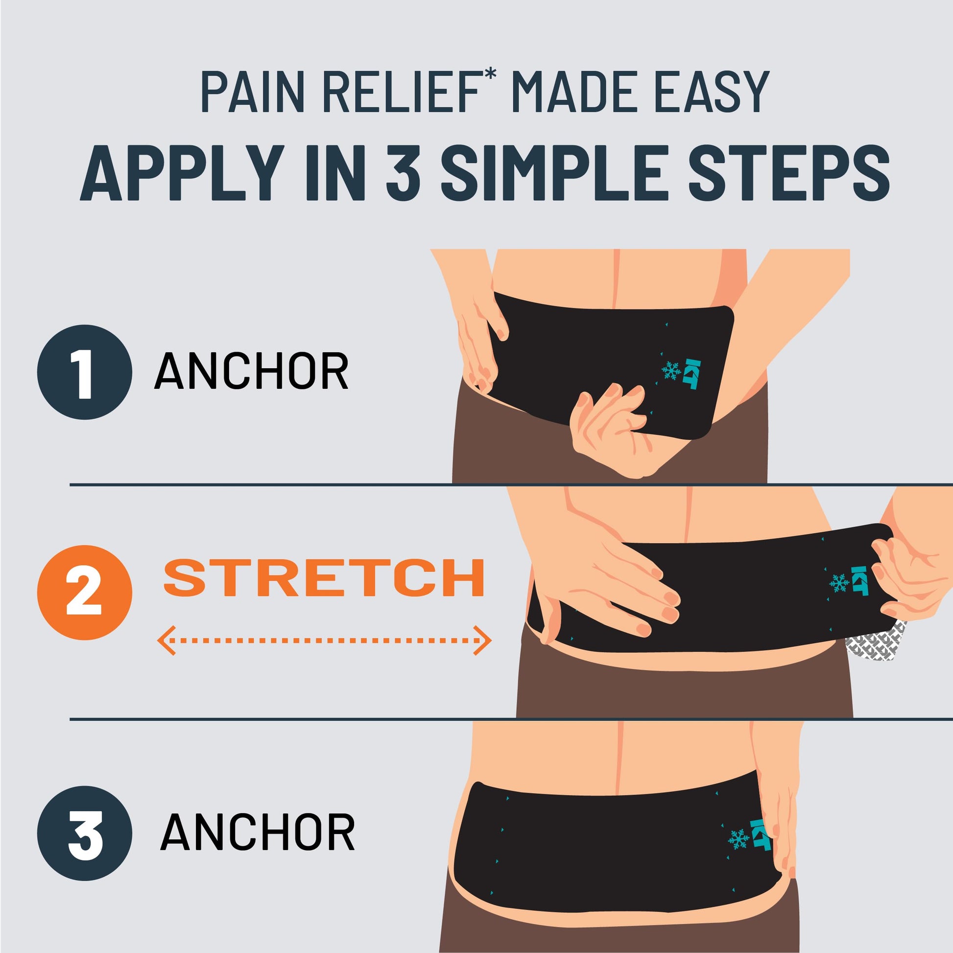 KT Tape, Back Pain Relief Patches, Extra Large 4"x10", Menthol Infused Kinesiology Tape, Cooling Pain Therapy, Everyday Long-Lasting Relief, 4 Count KT Tape Au supplements